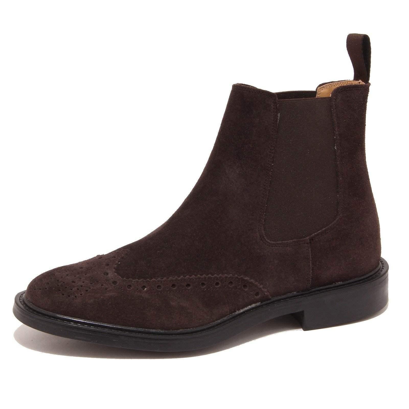 Stivaletti Chelsea Full Brogue in pelle di vitelloSaxone Of Scotland in  Pelle da Uomo colore Nero | Lyst