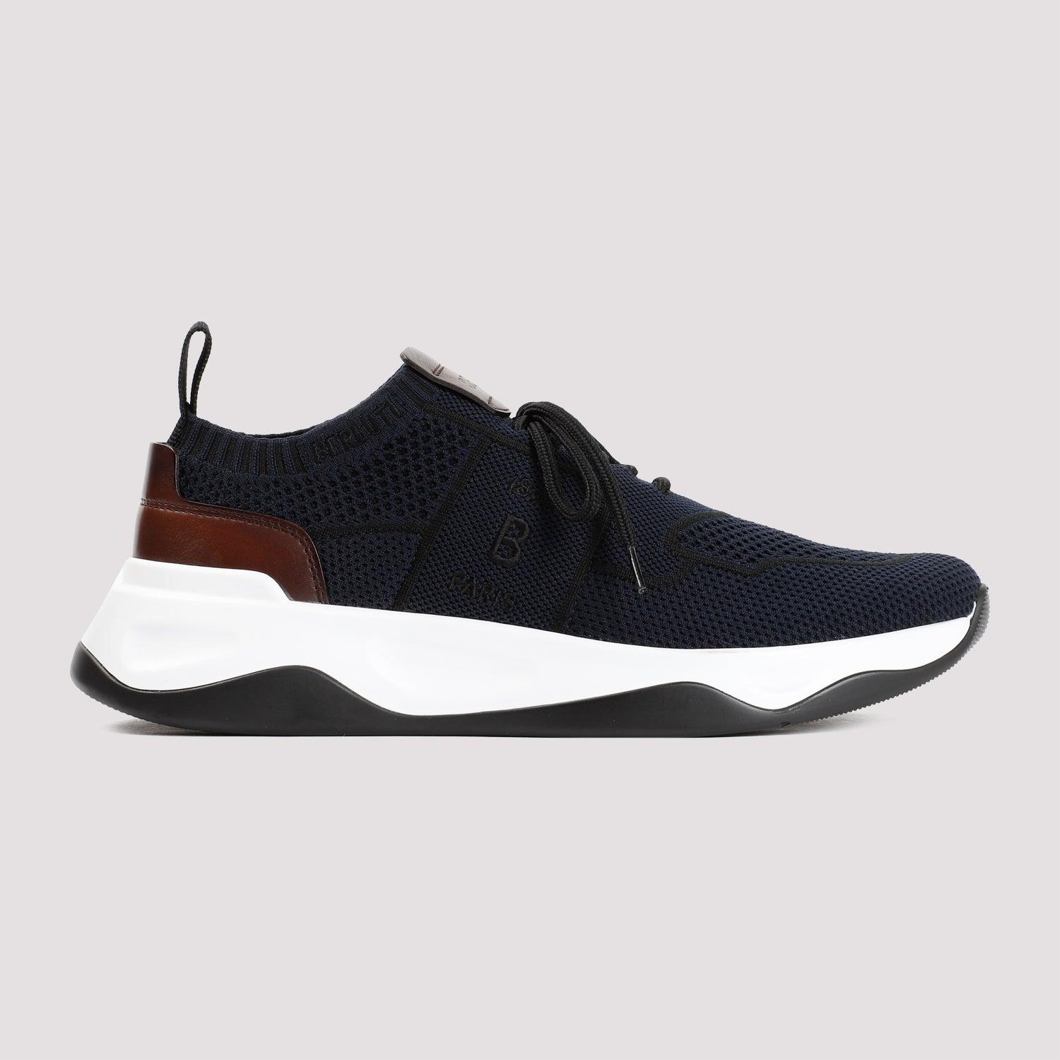 Berluti｜SNEAKERS (S6076001 W02) Shadow Knit And Leather Sneaker | Berluti US