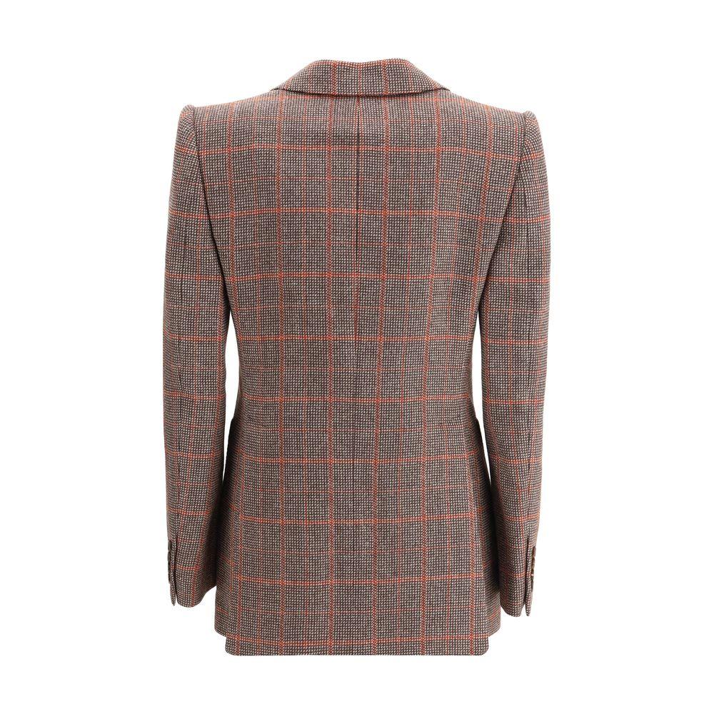 ジャケット CHLOE PLAID WOOL TAILORED JACKET w421.jpg
