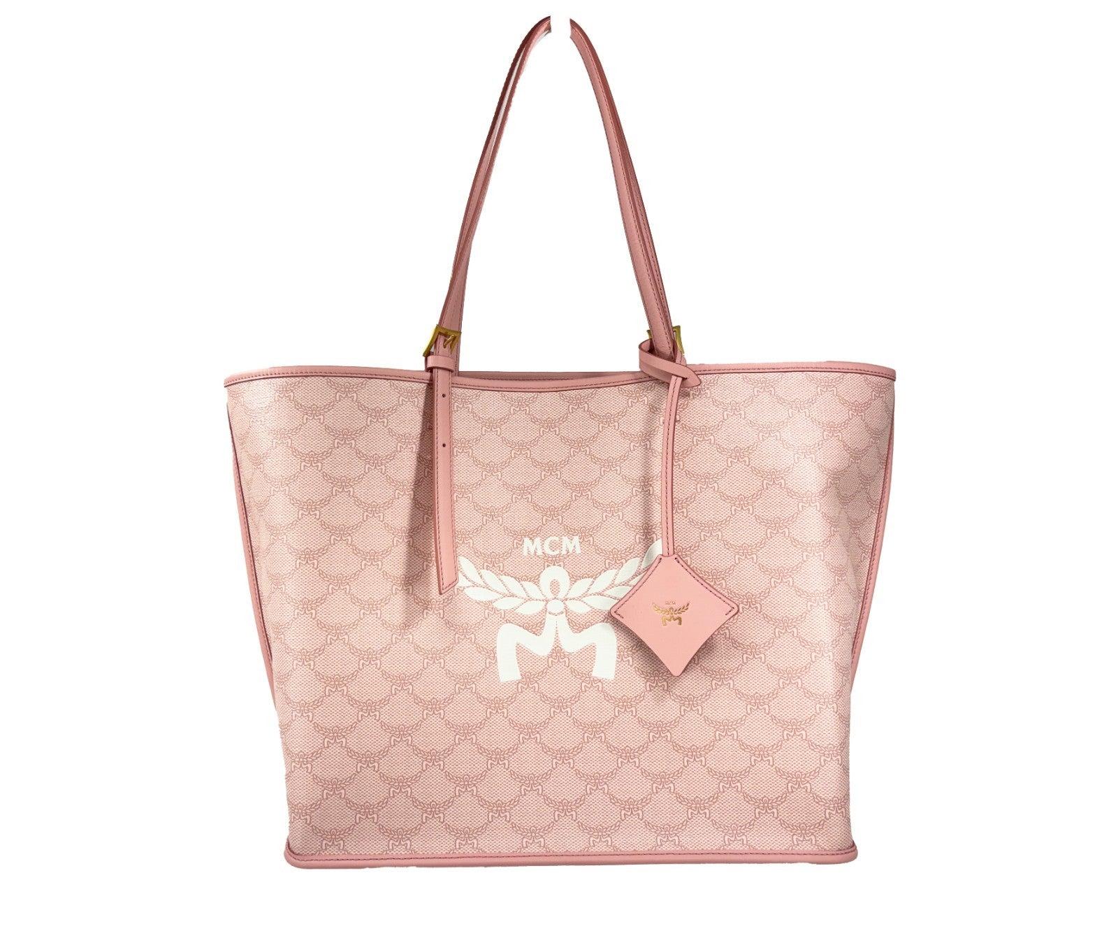 Pink MCM Tote bags for Women | Lyst