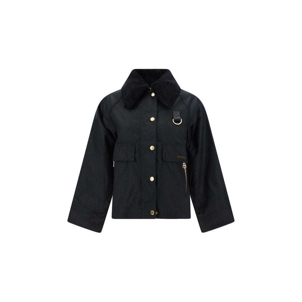 Barbour Catton Wax Jacket in Black | Lyst UK