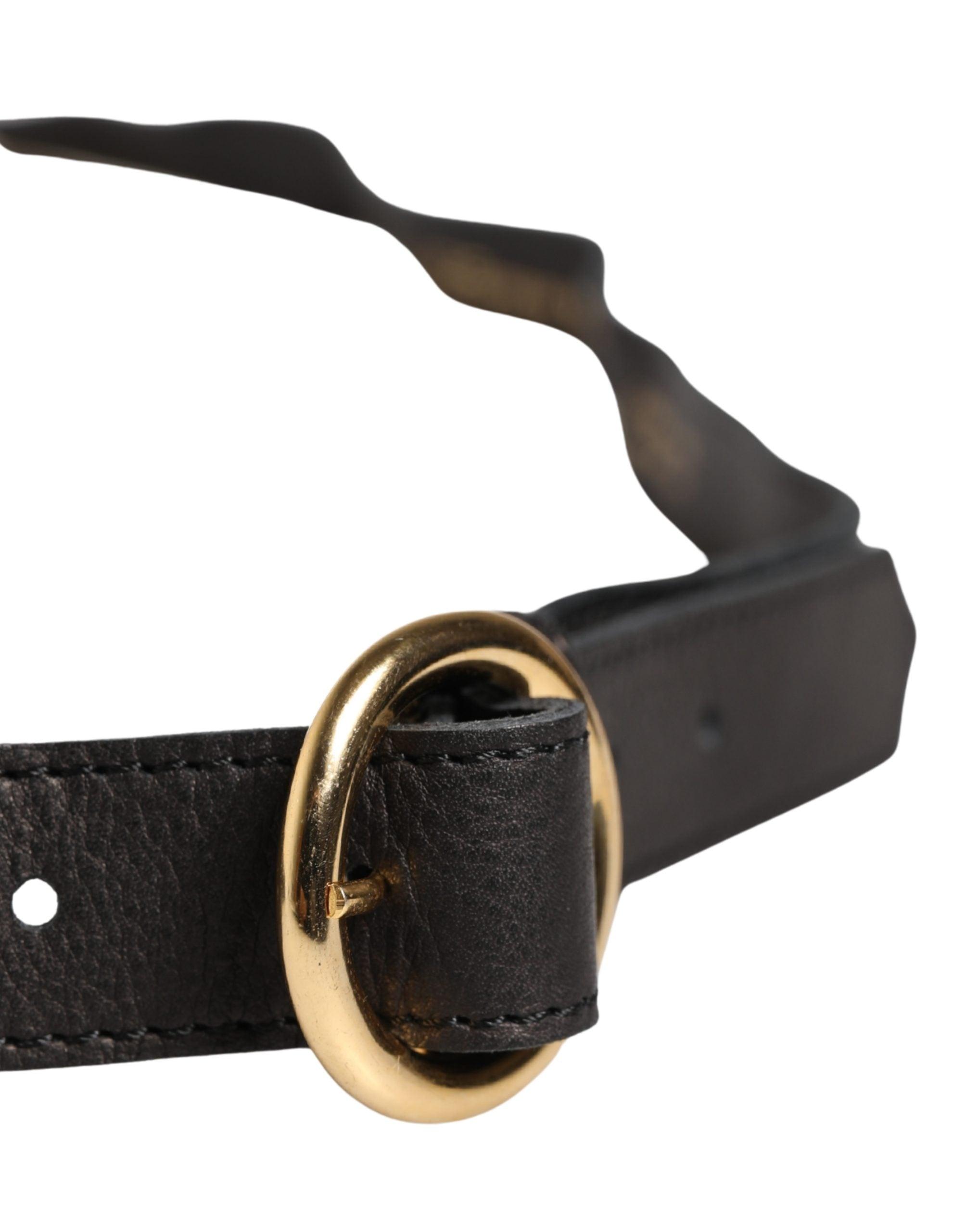 Roberto Cavalli, wide belt with gold hardware Vintage Roberto Cavalli Belt: Tan Leather With Silver Double  main image 3