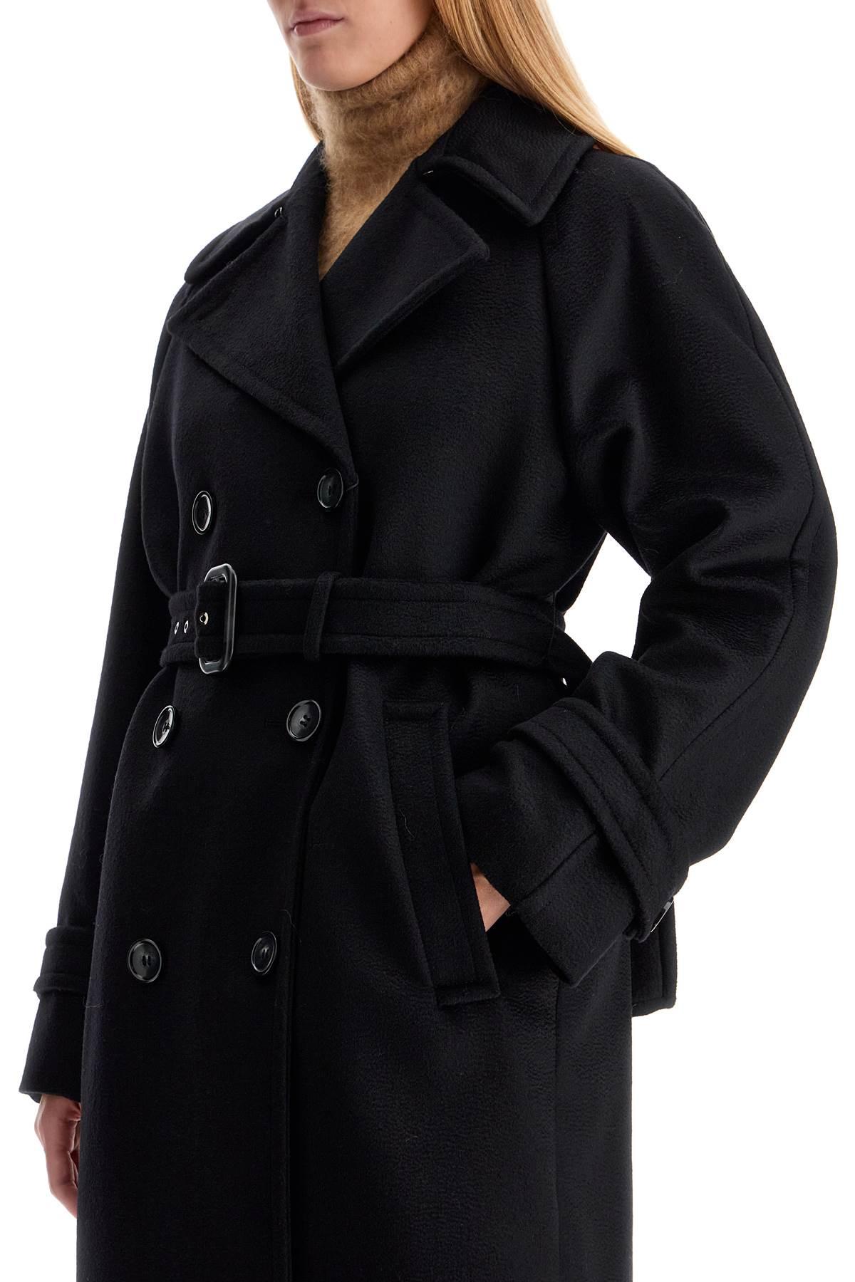 コート SPORTMAX 'Leandro' coat Black Sportmax 'Leandro' Long Coat in Black | Lyst