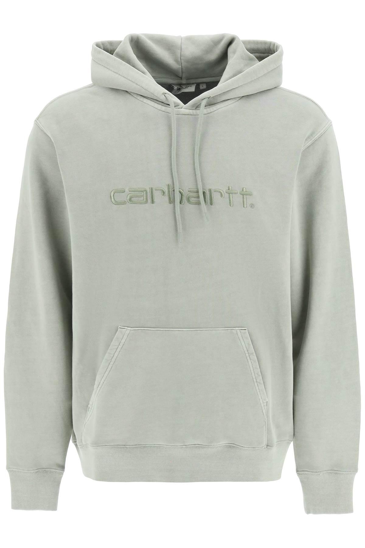 Carhartt WIP Hoodie With Logo Embroidery in Gray for Men | Lyst