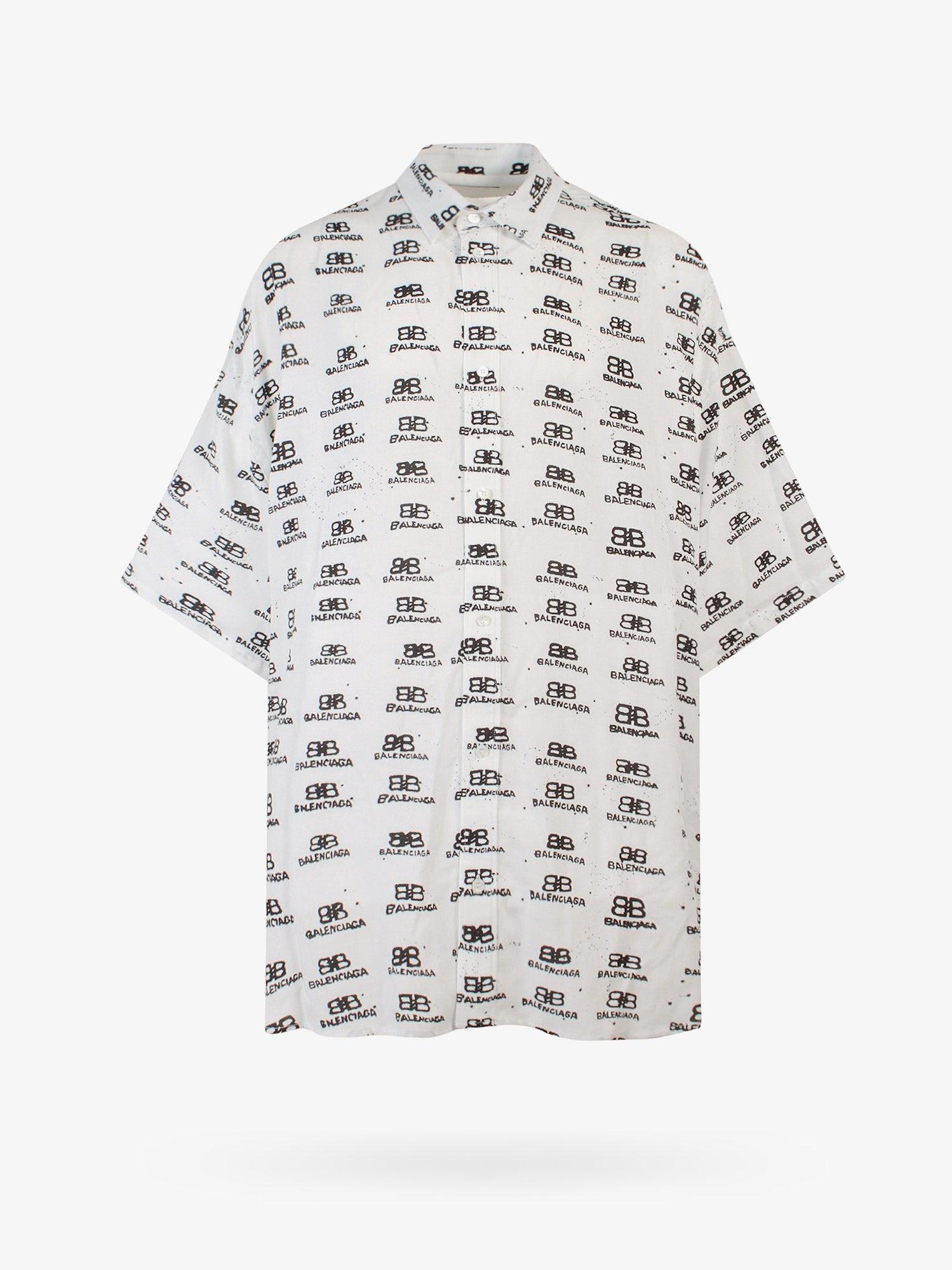 Balenciaga Short Sleeve Closure With Buttons Shirts in White for Men Lyst