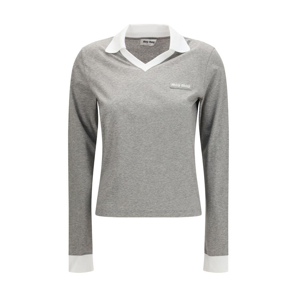Miu Miu Long-sleeved tops for Women | Online Sale up to 49% off | Lyst