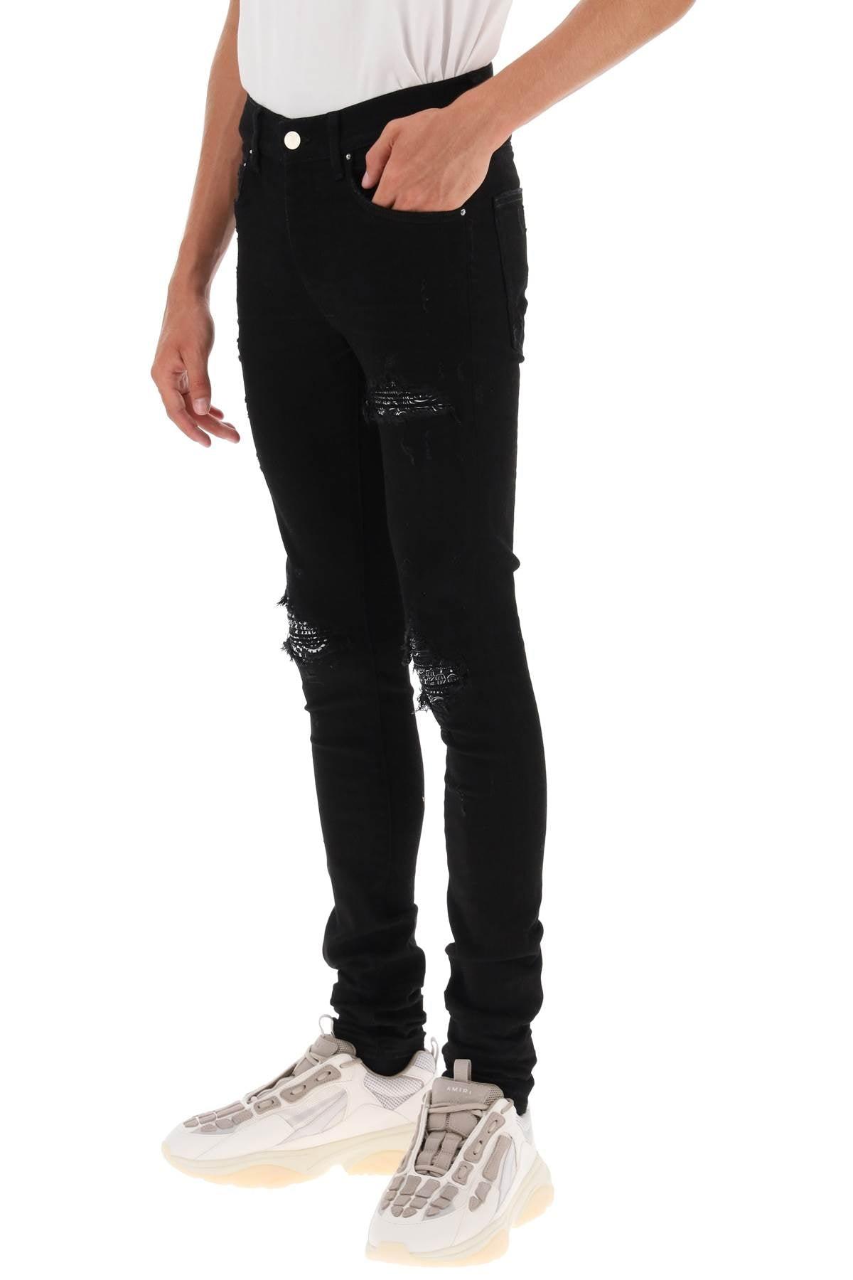 Amiri 'mx1 Bandana' Skinny Jeans in Black for Men Lyst UK