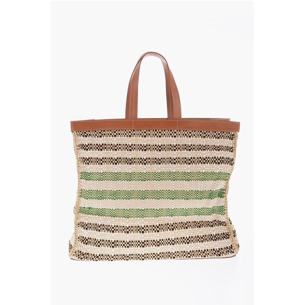 Jil Sander Beige Raffia Tote Bag in Brown for Men Lyst UK