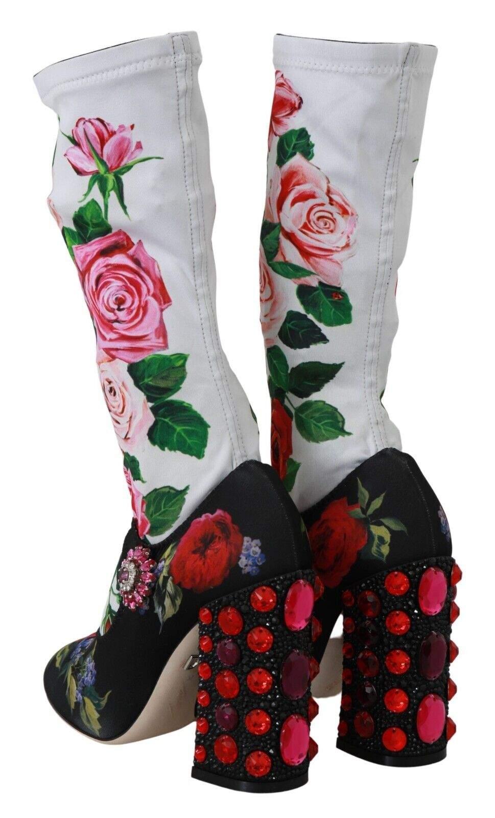 dolce and gabbana platform sock boots