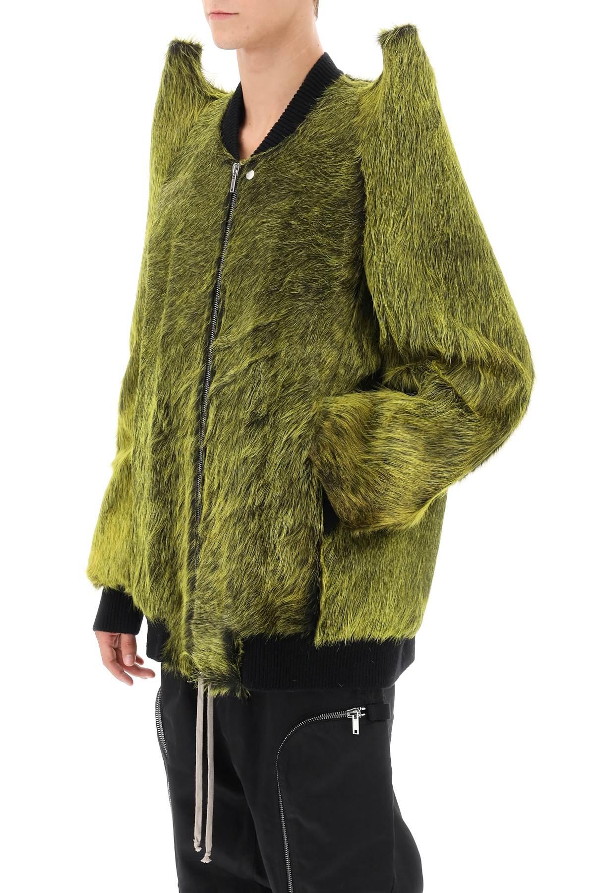 Rick Owens Jumbo Tec Flight Bomber Jacket in Green for Men | Lyst
