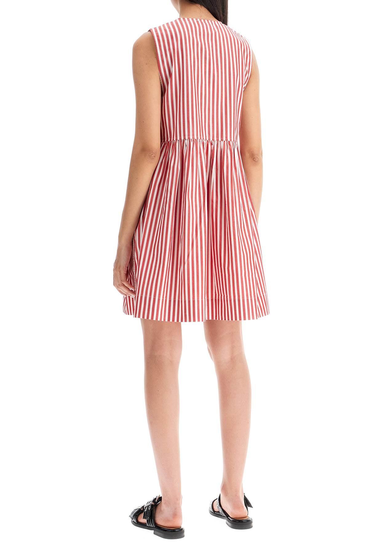 strapless open back dress Ganni Red Mini Dress main image 1