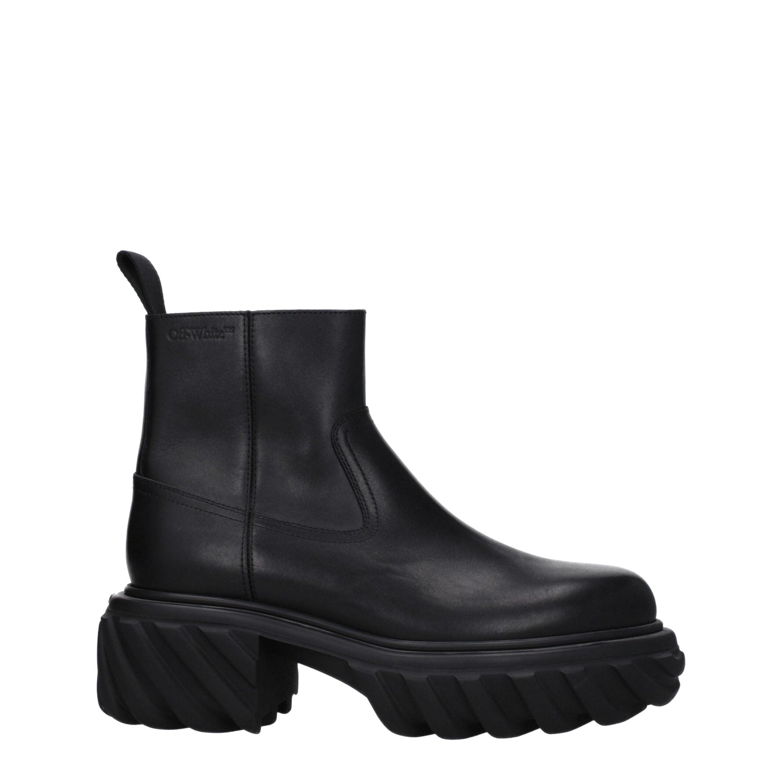 ブーツその他 Off-White BOOTS (OWIE041F23LEA001 1010) OWIE041F23LEA001_1010.png.png