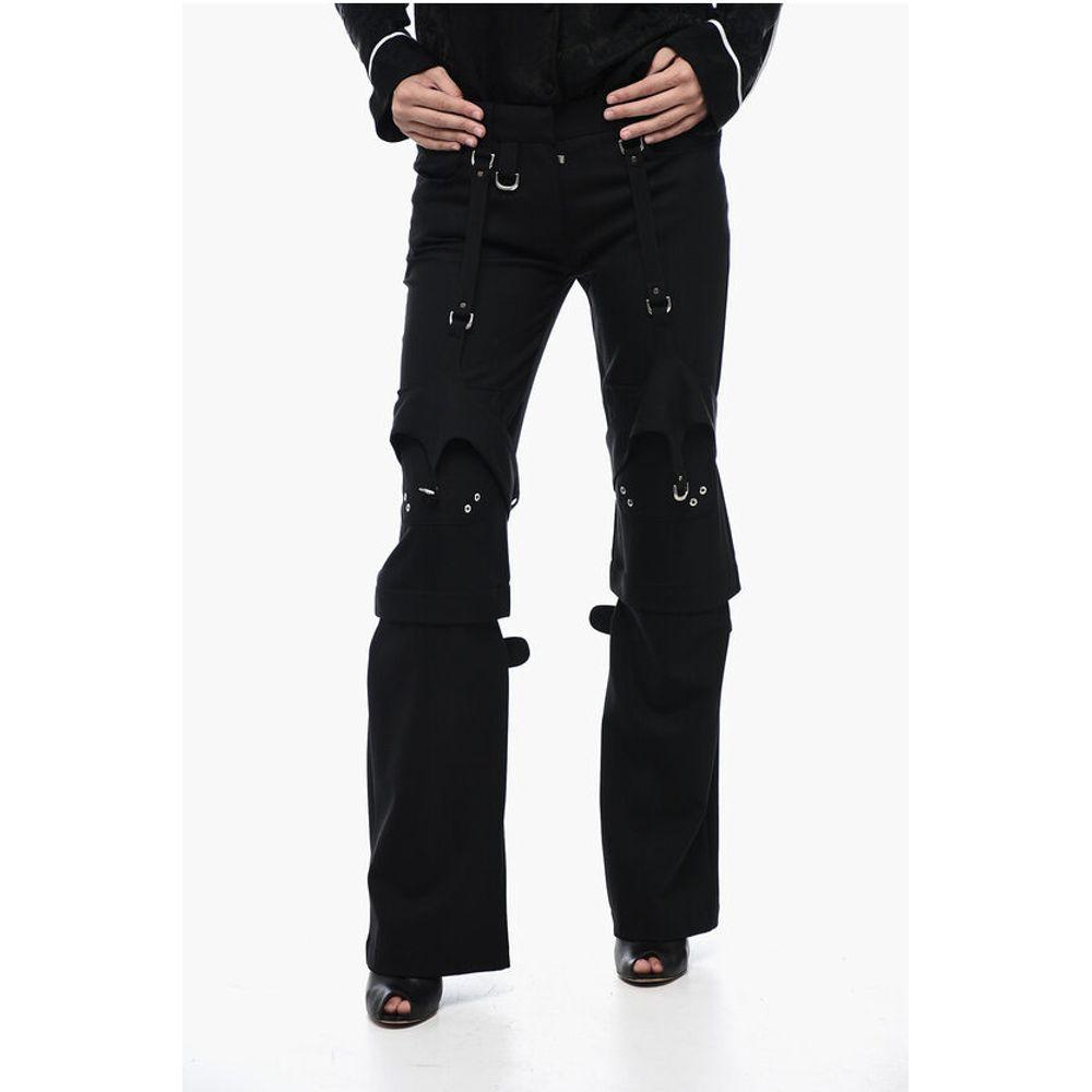 【送料&関税込】Off-White Pants In Black Wool Off-White Knitted Sweatpants | Black | FARFETCH