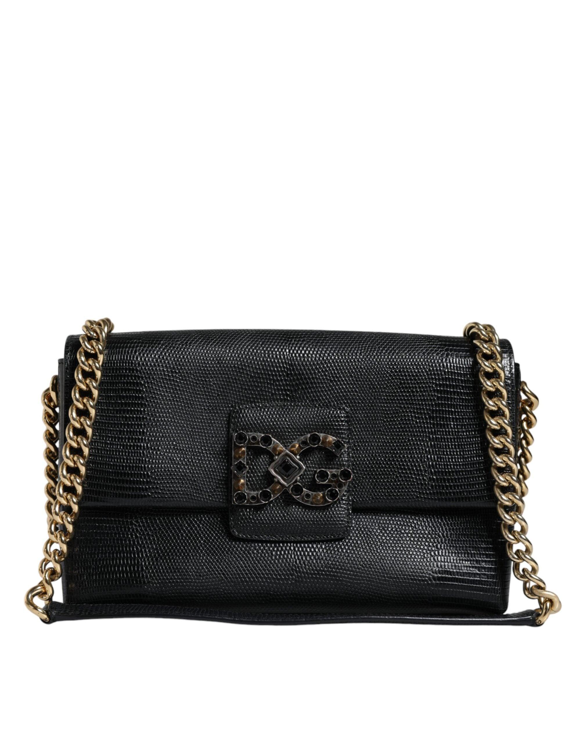 dolce&gabbana クロスボディバッグ Dg Millennials Calfskin crossbody bag with raised logo in Black for Men