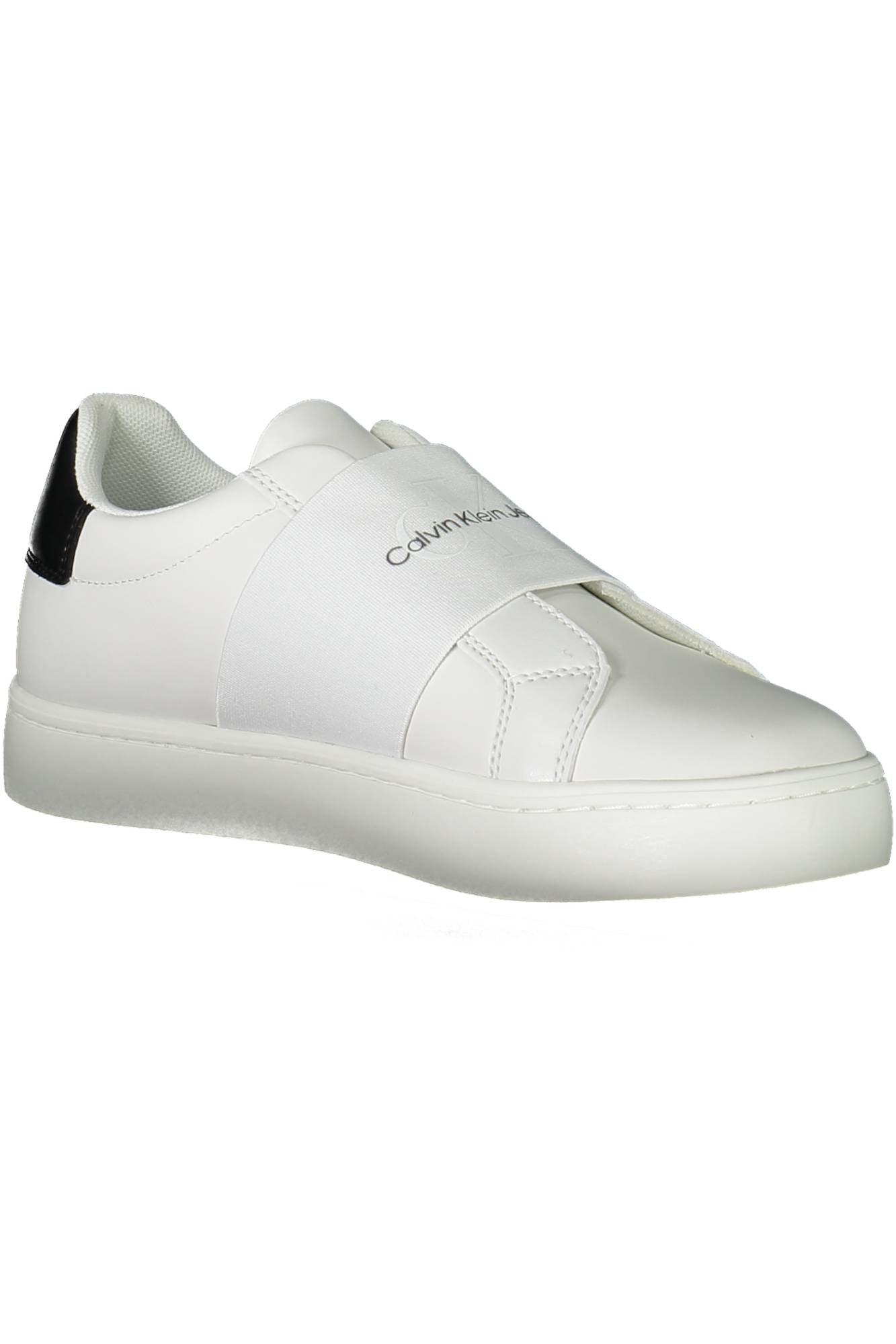 Calvin Klein Polyester Sneaker in White | Lyst
