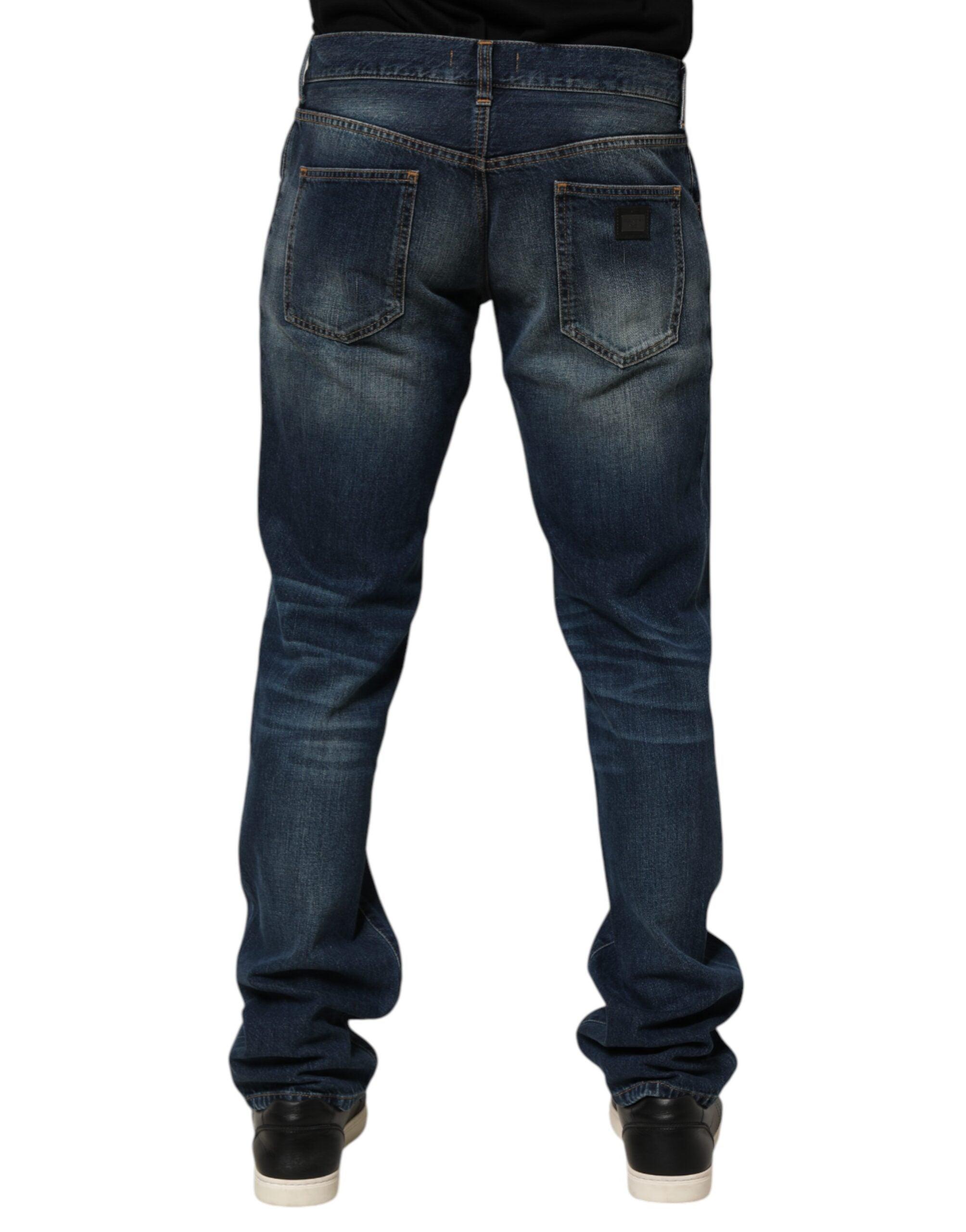 DOLCE&GABBANA フローラルプリント デニム ブラック　Skinny DOLCE&GABBANA フローラルプリント デニム ブラック Skinny