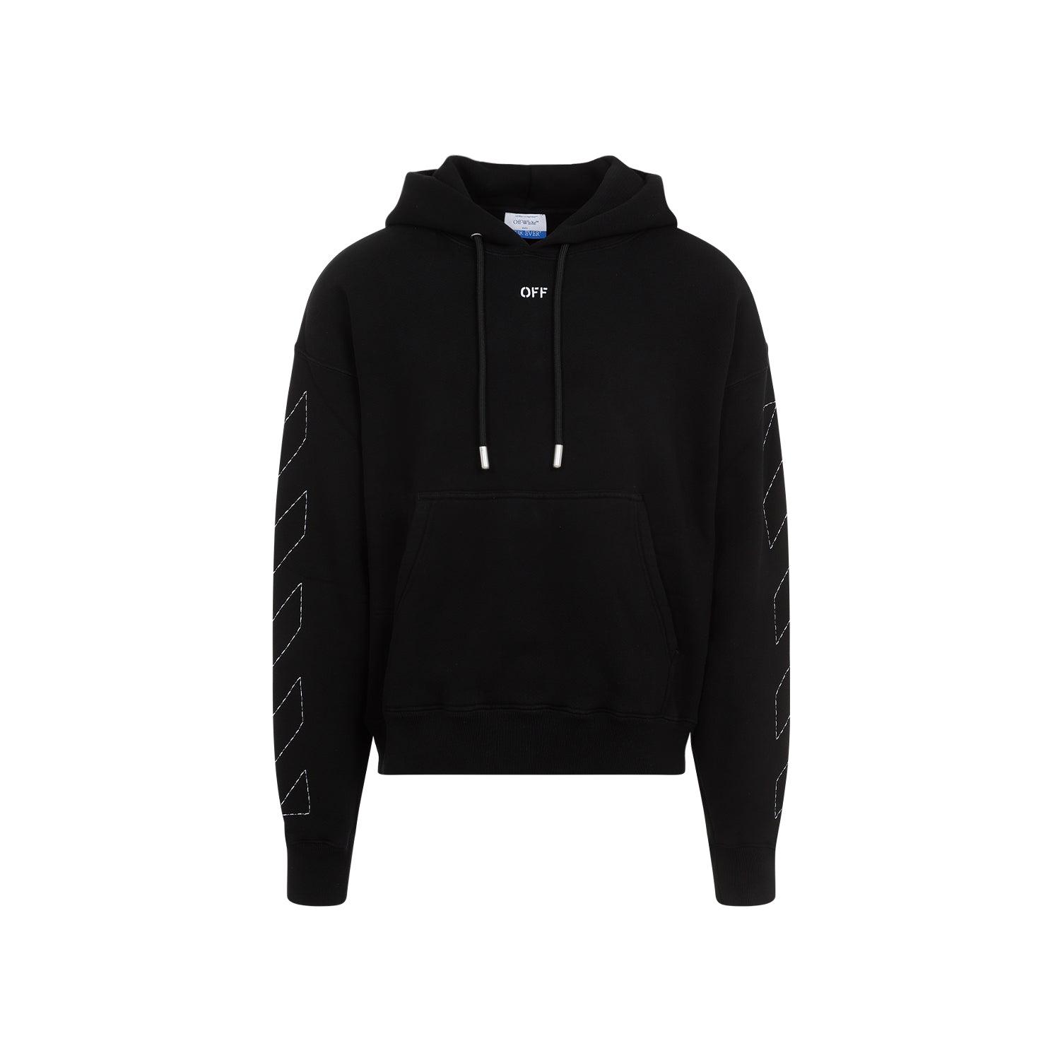 Black and white hoodie sales