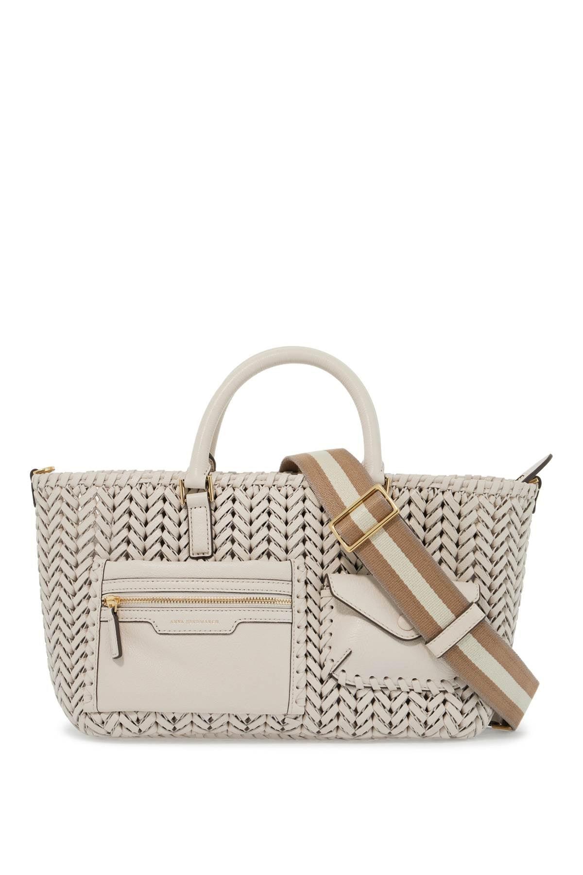 Anya Hindmarch Sized Neeson Tote Bag in White | Lyst