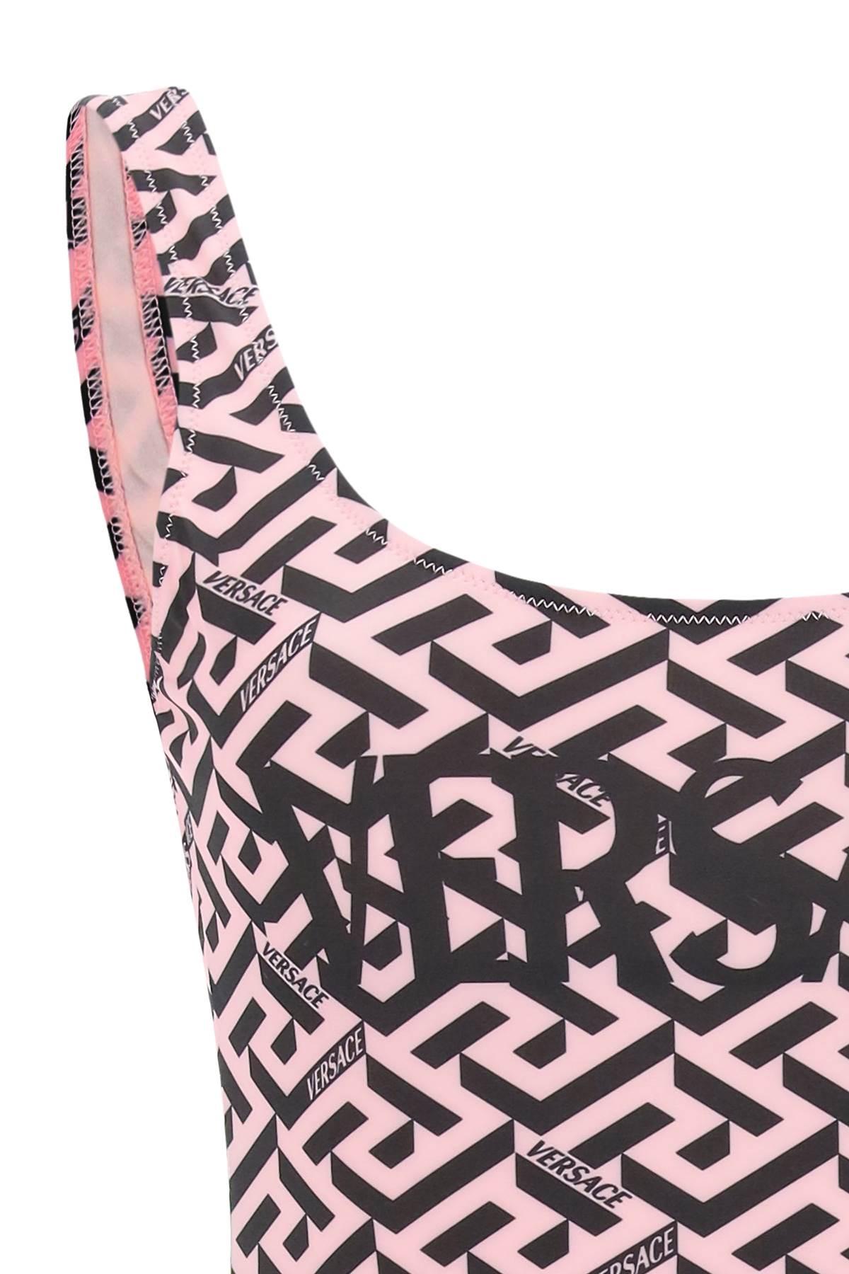 Versace Greca Signature Print One-piece Swimsuit | Lyst