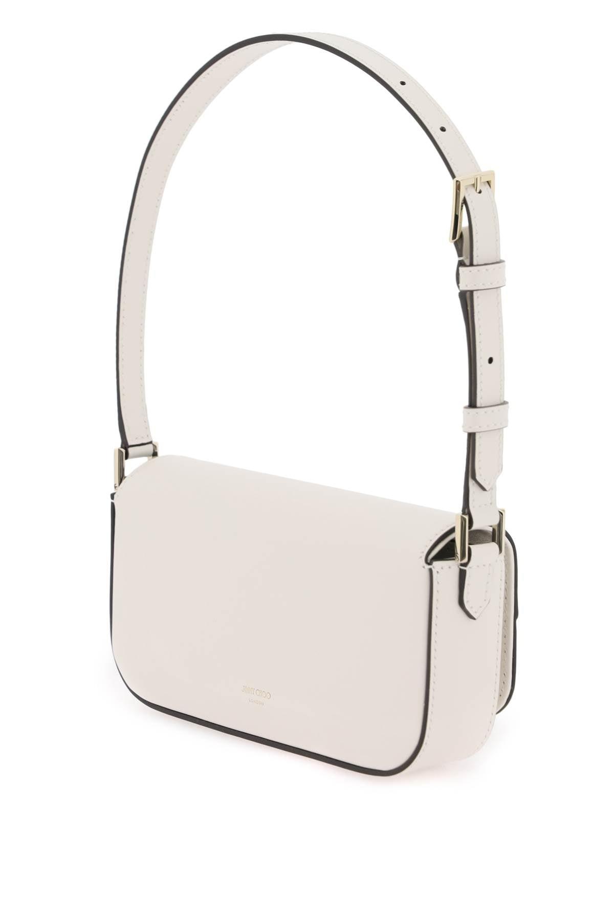 Jimmy Choo 'avenue' Mini Shoulder Bag in White | Lyst