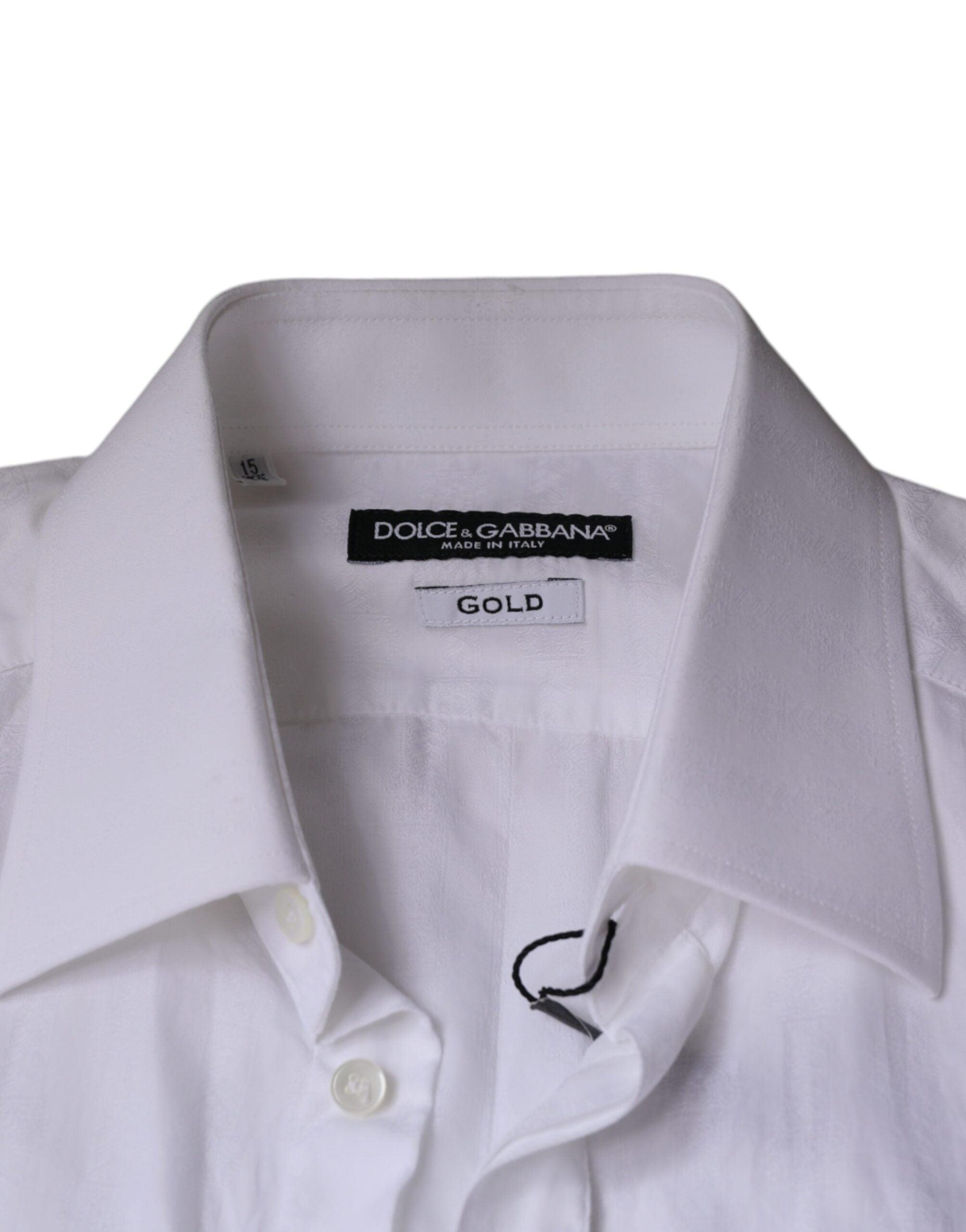 Dolce & Gabbana Cotton Dress Formal Shirt in Purple for Men | Lyst