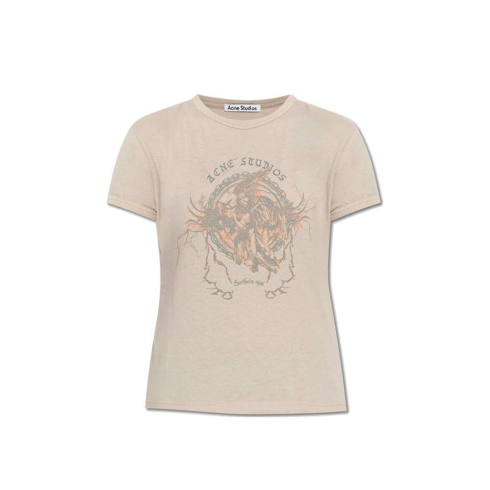 ★韓国の人気★【Acne Studios】★PRINT SHORT SLEEVE T SHIRT★ Acne Studios - Logo T-shirt | HBX - Globally Curated Fashion