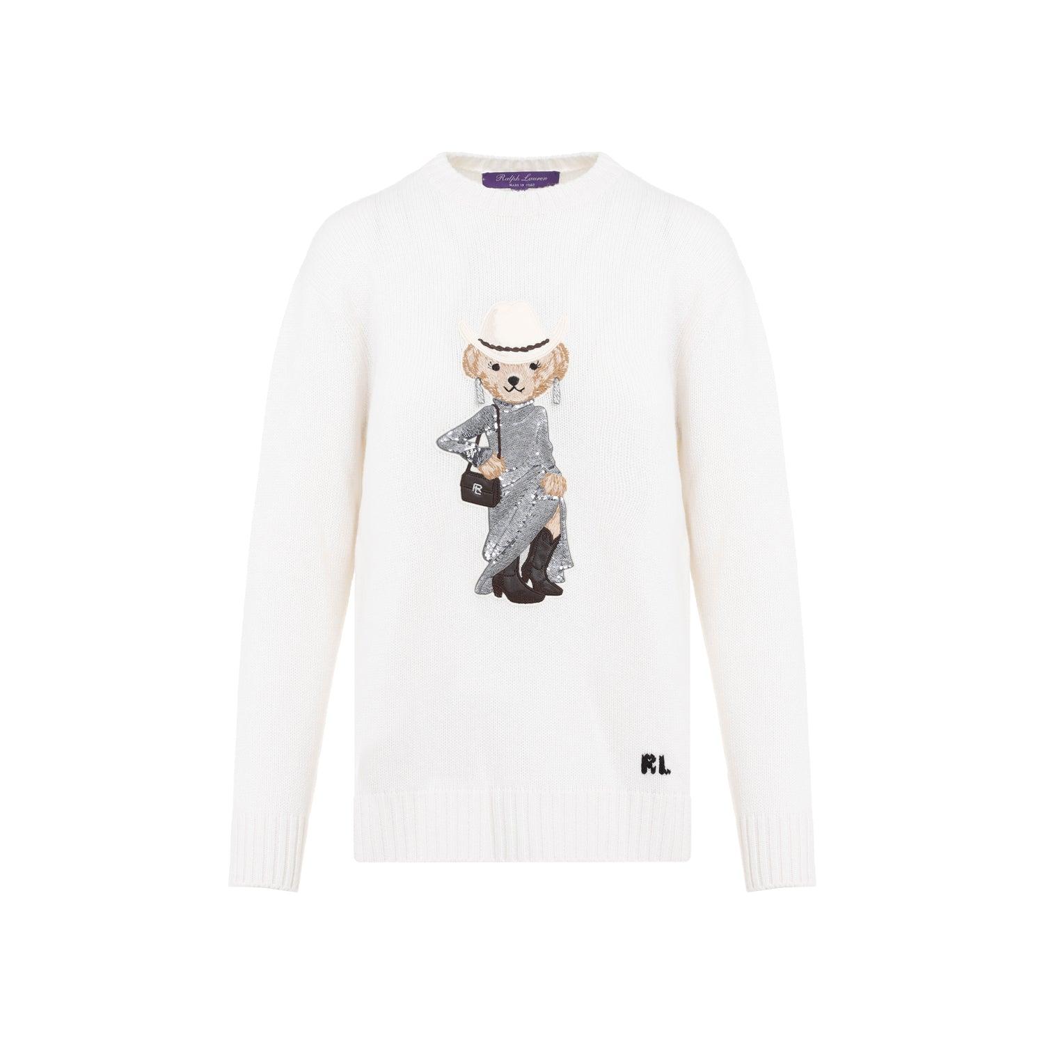 Polo bear cashmere sweater hotsell