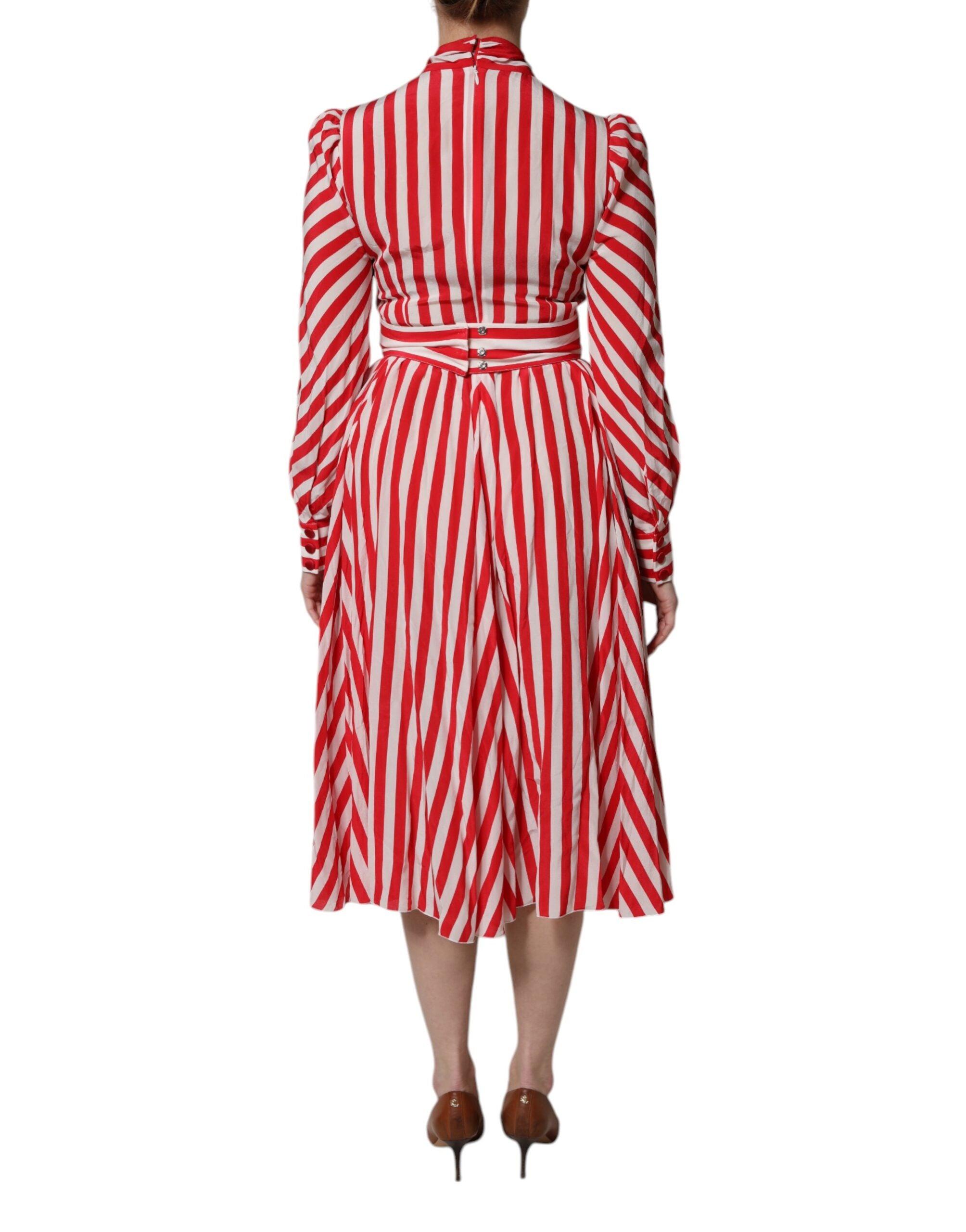 Dolce Gabbana Striped Dresses for Women Lyst