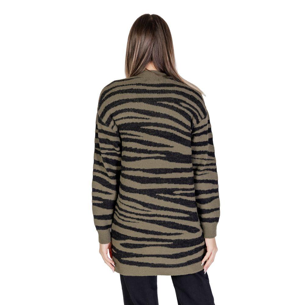 JACQUELINE de YONG 売れ筋商品|||ジャクリーン デ ヨング カーディガン アウター レディース Cardigans Green Jacqueline De Yong Green Nylon Cardigan | ModeSens