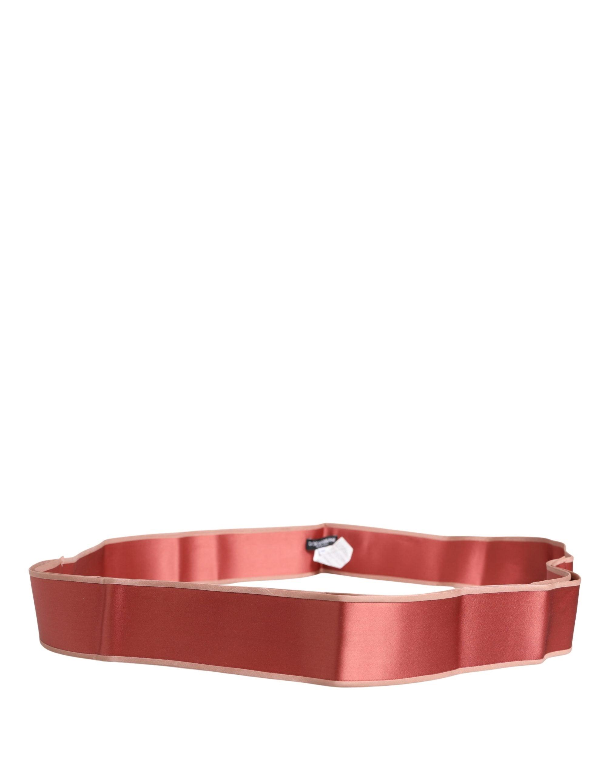 Dolce & Gabbana Fuchsia Pink Silk Waist Women Belt Dolce & Gabbana Pink Silk Satin Waist Cintura Belt in Red | Lyst main image 2