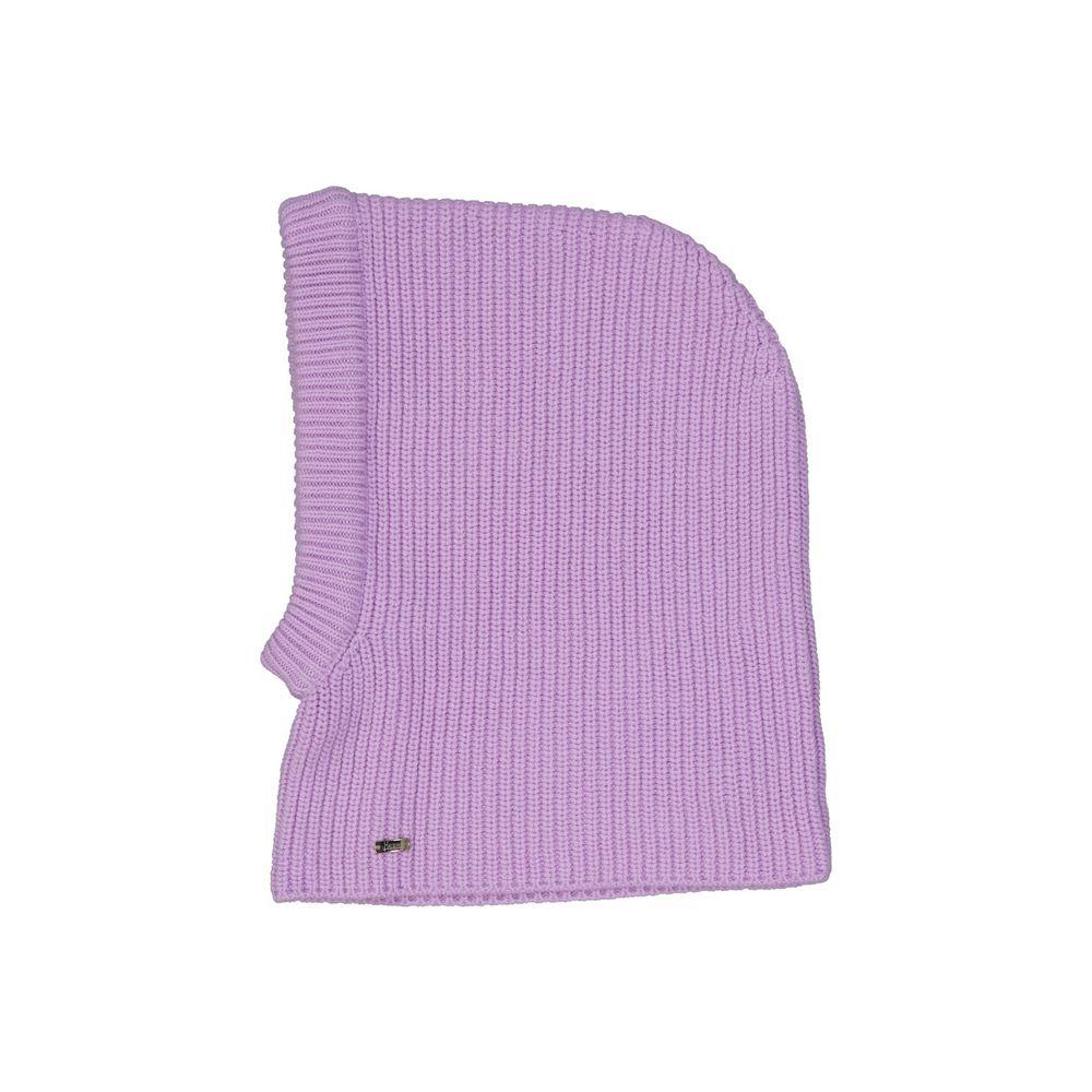 Herno Purple Wool Women\'s Hat RETRO Wool Felt Dura Bowler Derby Top Hat Men Women | Purple  main image 4