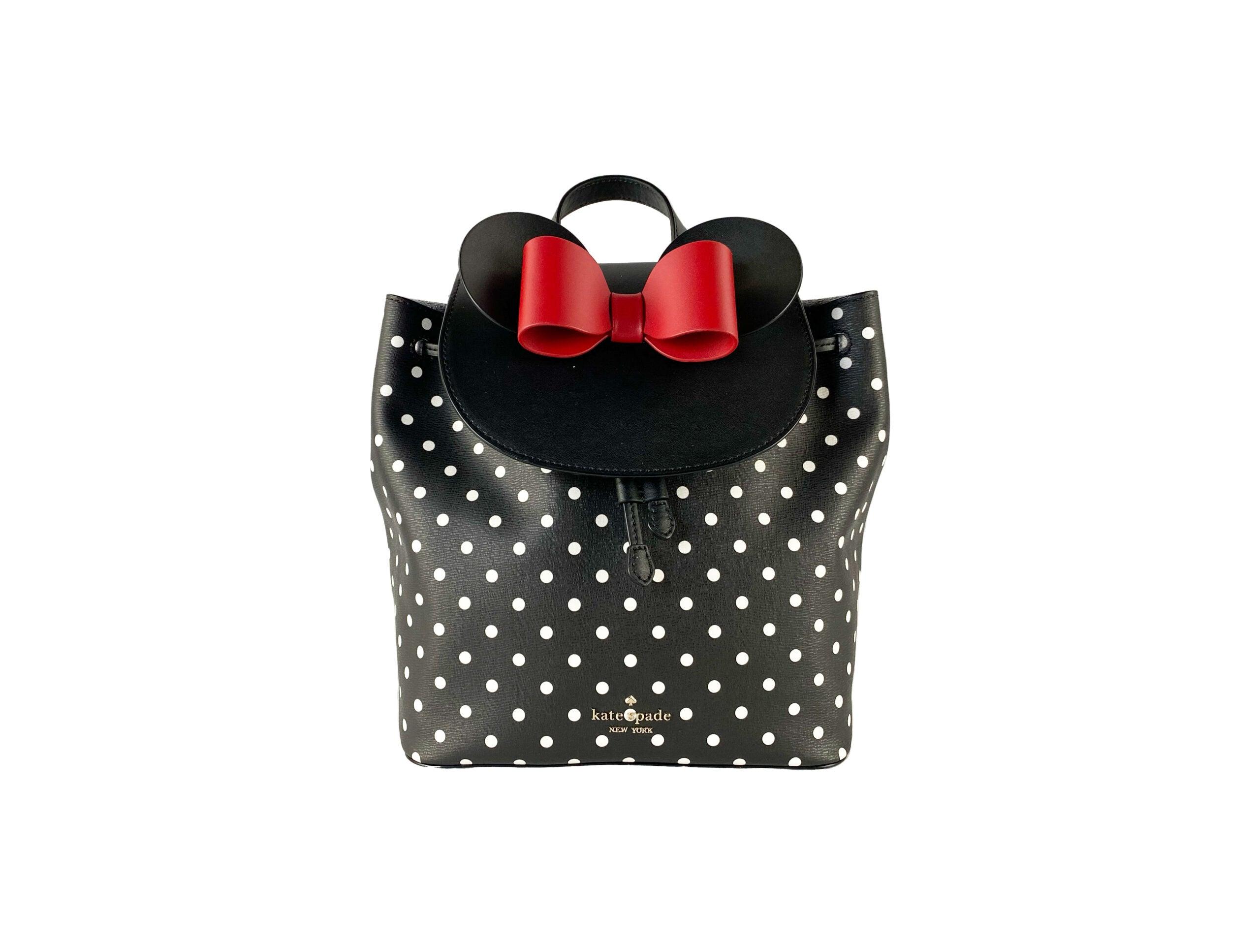 Kate Spade Disney Minnie Mouse Medium Leather Backpack Bookbag Bag in Black Lyst UK