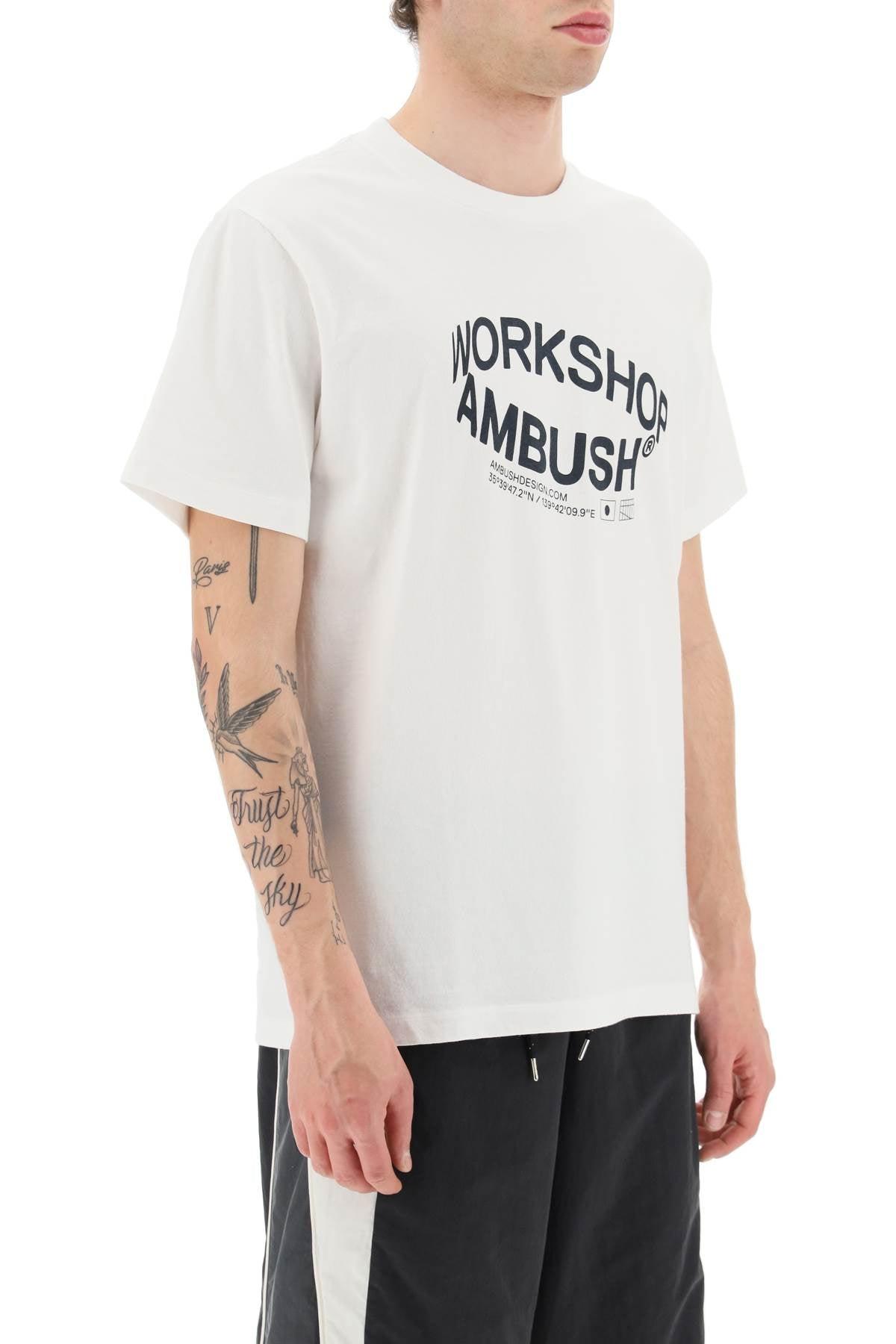 Ambush Revolve Logo T-shirt in White for Men | Lyst UK