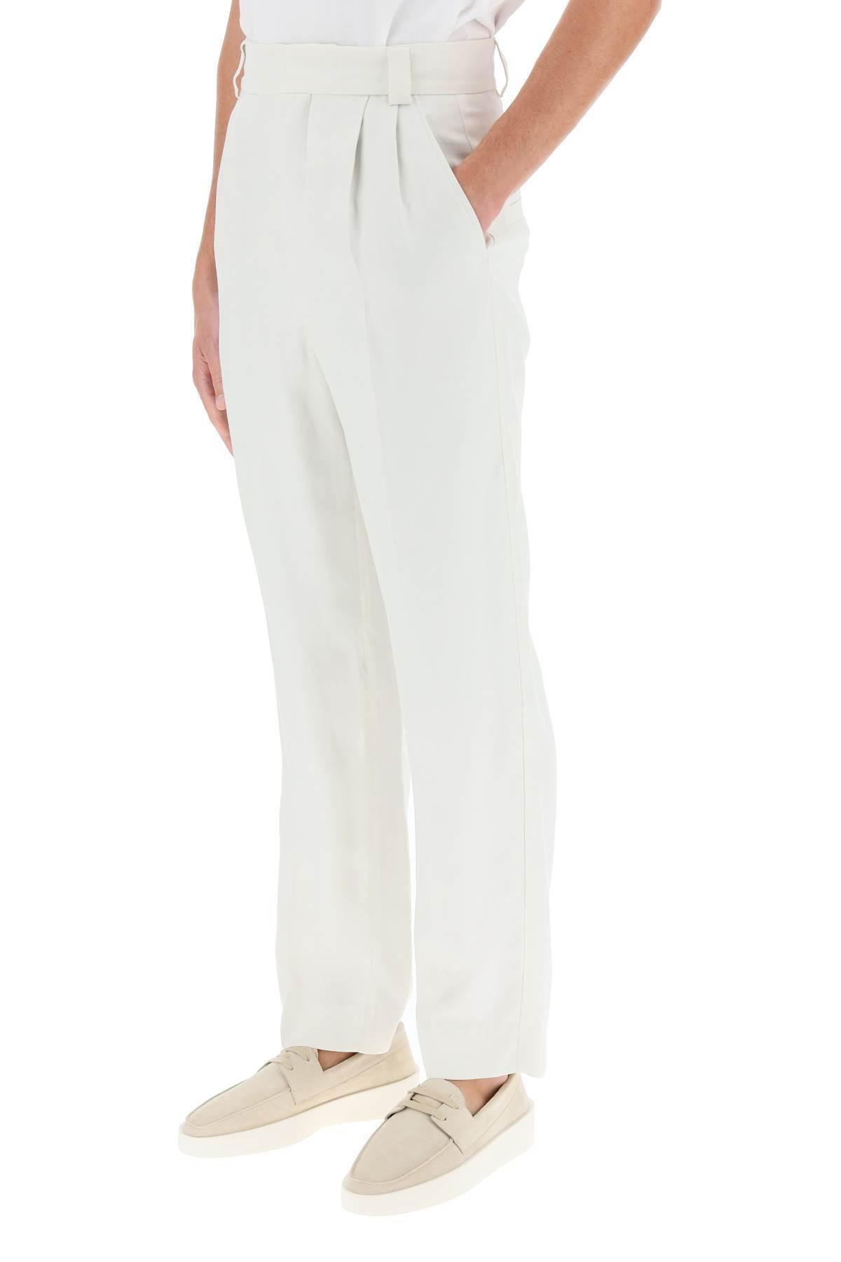 Fear Of God Viscose Trousers in White for Men