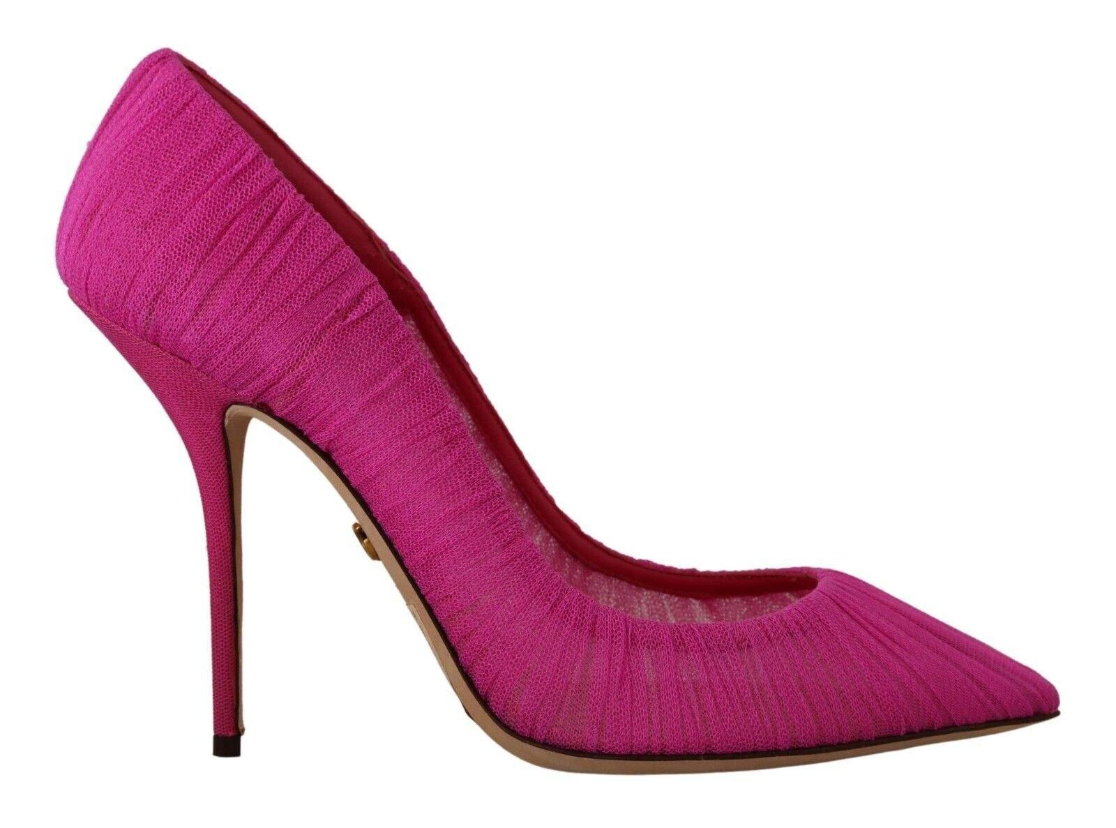 Dolce & Gabbana Pink Tulle Stiletto High Heels Pumps Shoes | Lyst