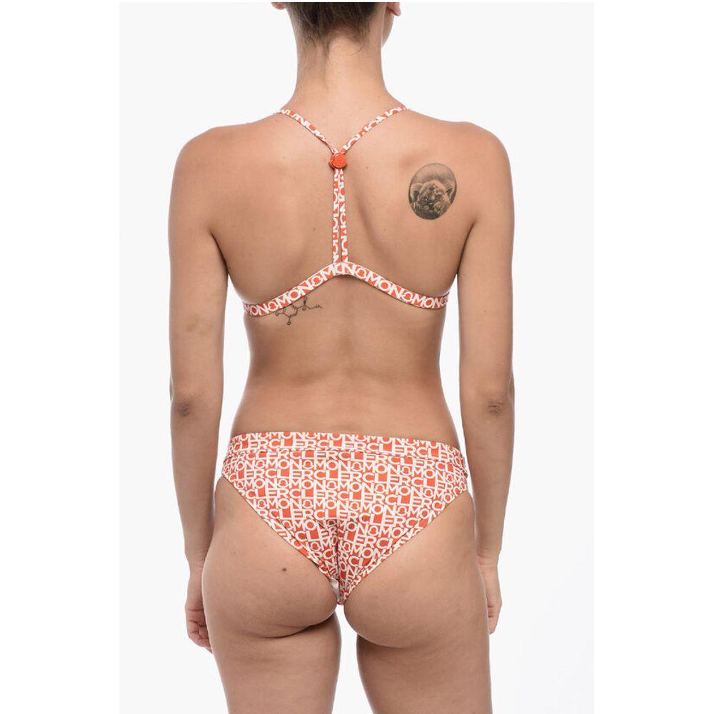 ビキニ MONCLER Boucle striped bikini Black & White Striped Bouclé Bikini - Swimwear for Women