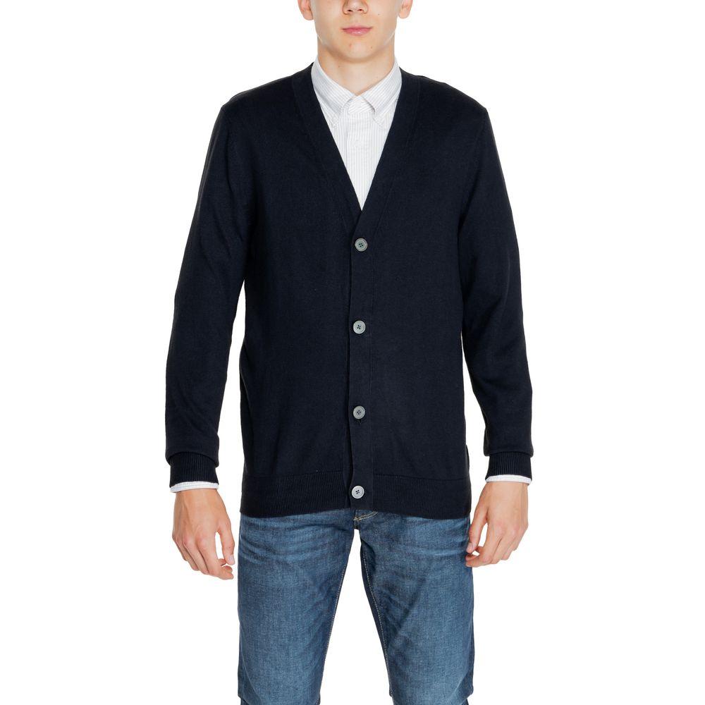 Cardigan Uomo Jack & Jones Jorfrederiksberg | Maglione Scollo A V | 60% Cotone 40% Poliacrilico - Foto 5