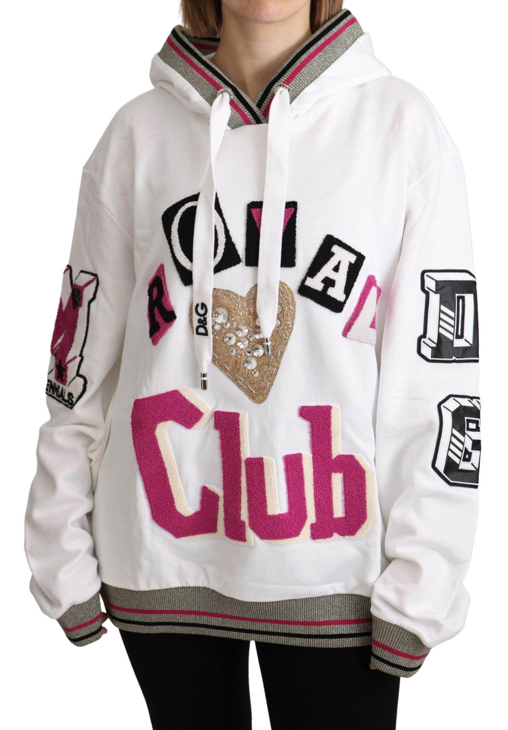 Royal Club Hooded Crystal Sweater 