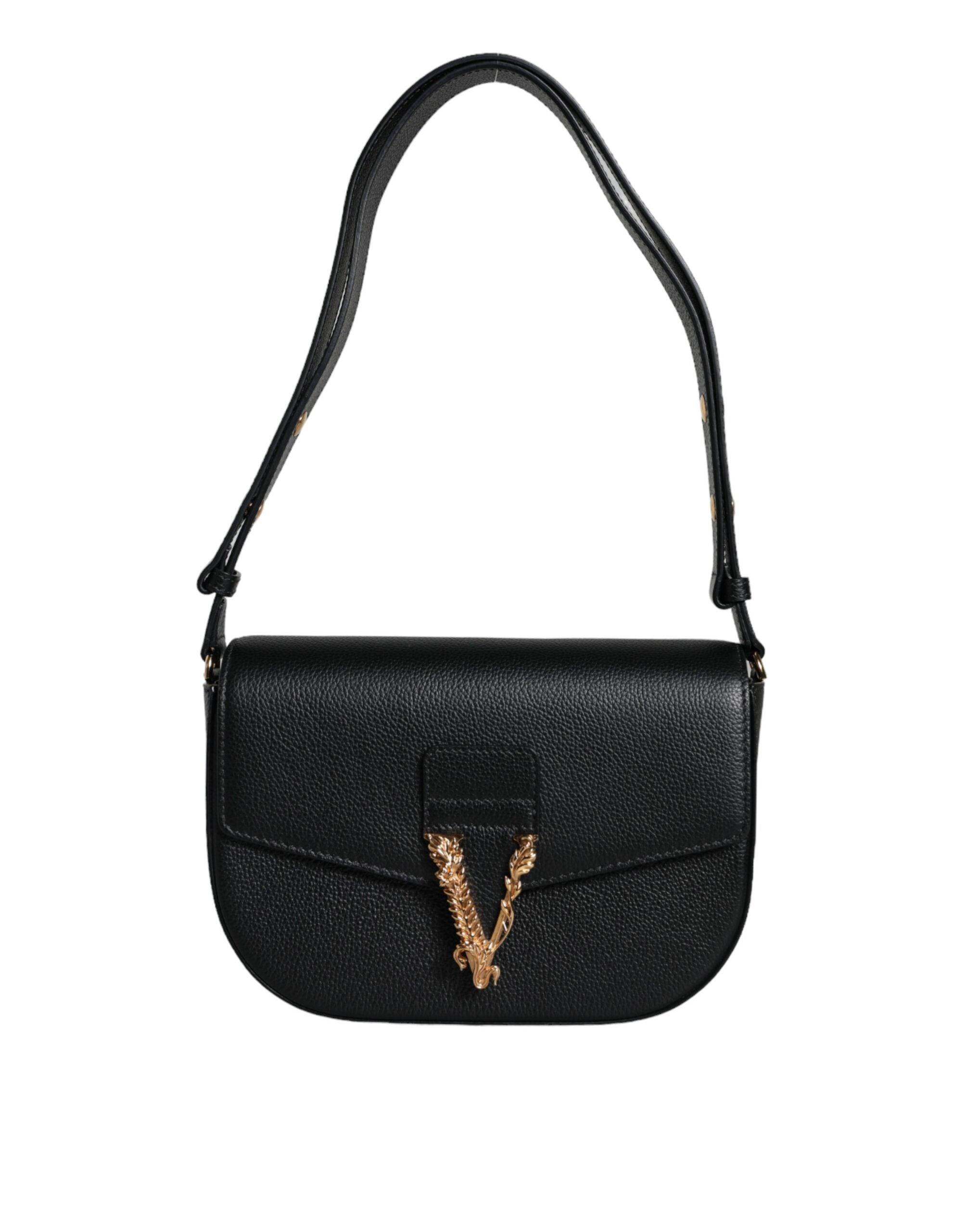 Versace Brown Top Handle Jacquard Leather Logo Crossbody Tote Bag
