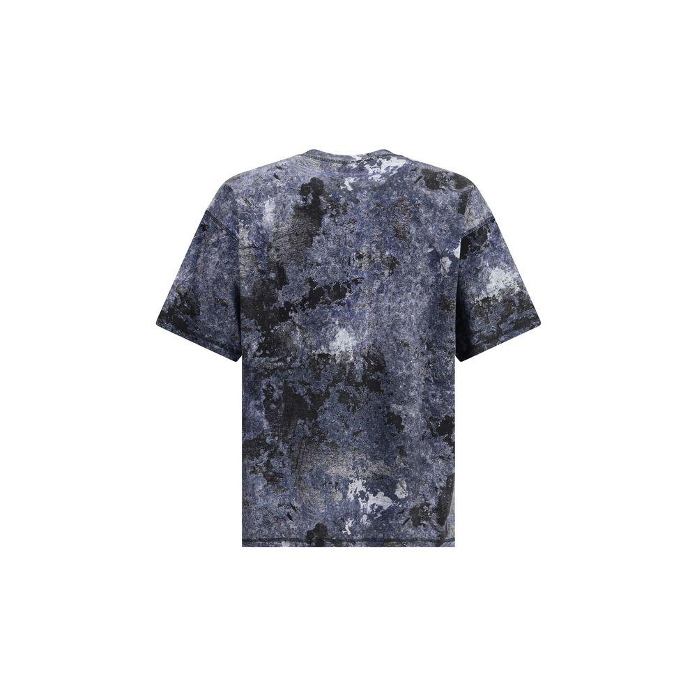 【DIESEL】t-boxt-r12 Men's Marble-effect burnout T-shirt | Green | Diesel