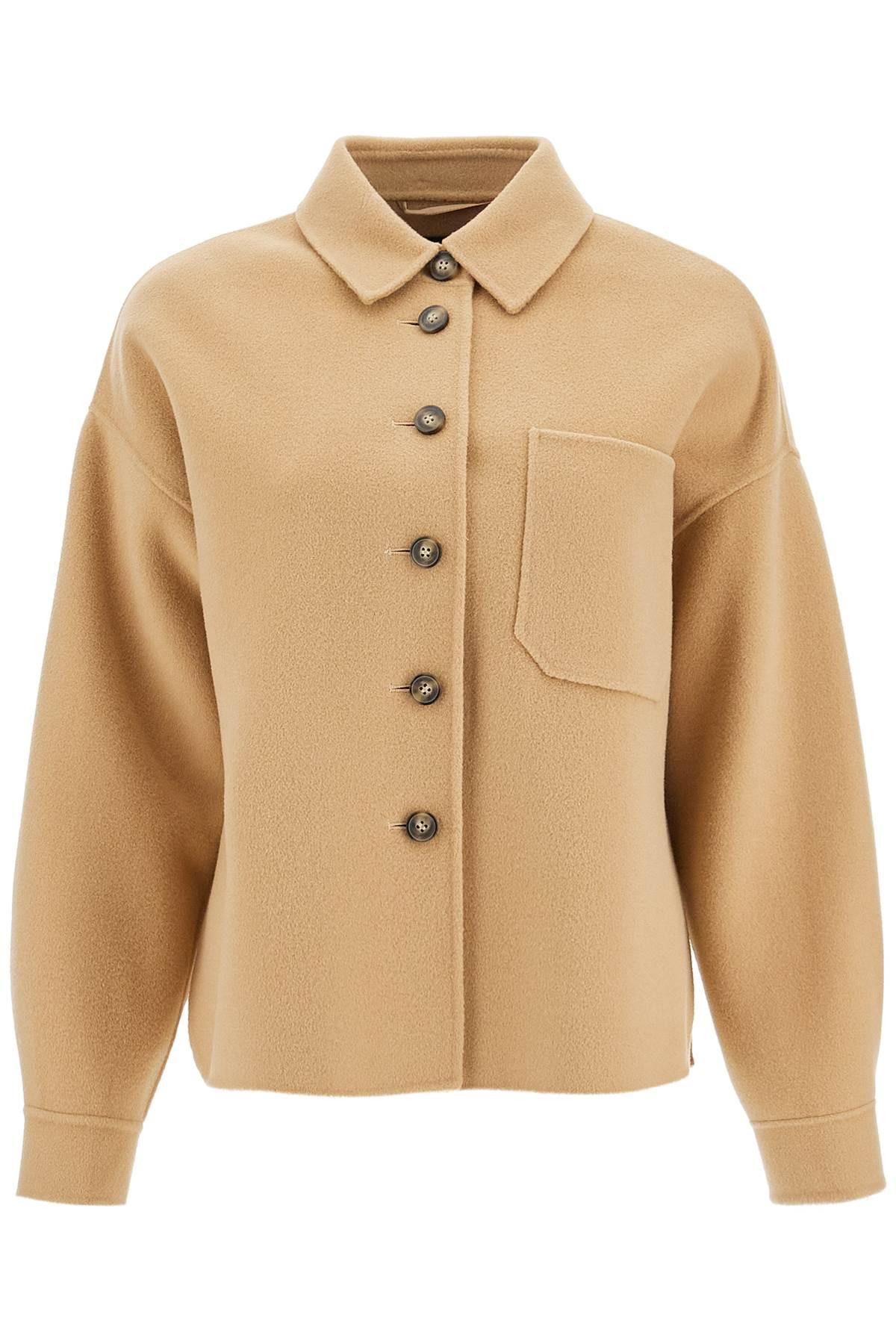 Weekend by Maxmara Double Wool 'Emiro' Jacket in Natural