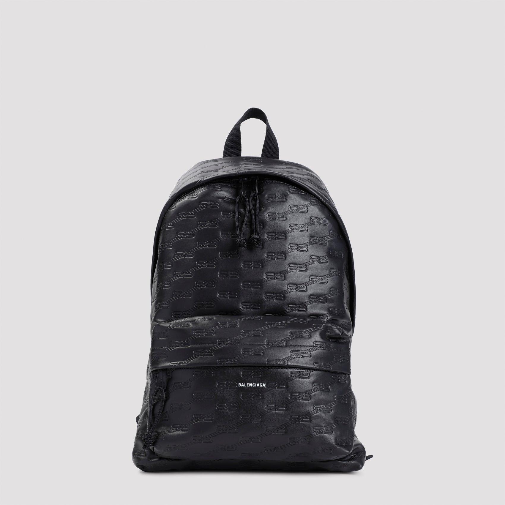 Black balenciaga backpack deals