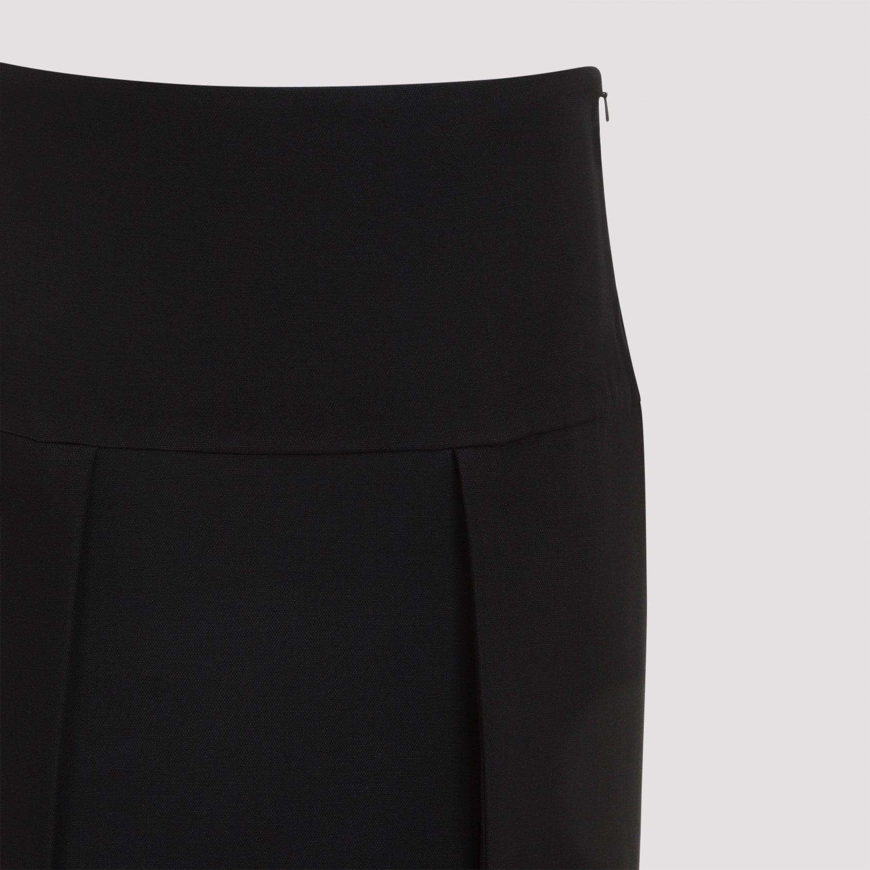 スカート KHAITE 'Kidd' skirt Black Black Kidd Midi Skirt by KHAITE on Sale