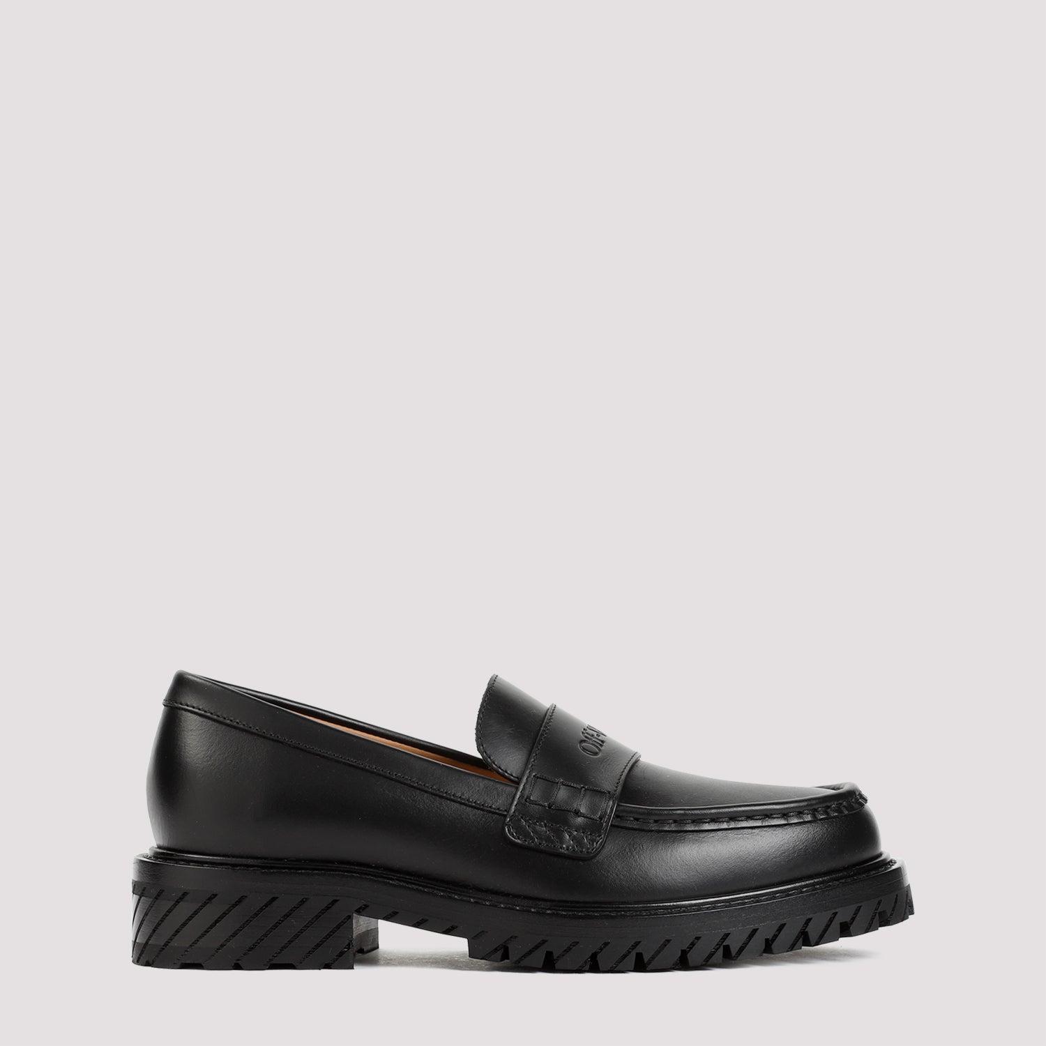 Off-White Black Military Loafers