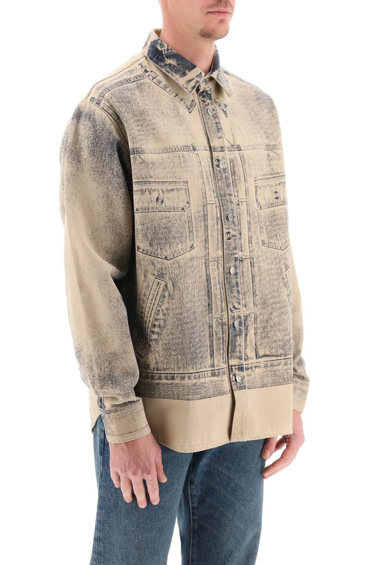 Dior Denim Shirt Men Dior Dior Long Sleeve Button-Up Shirt For Men