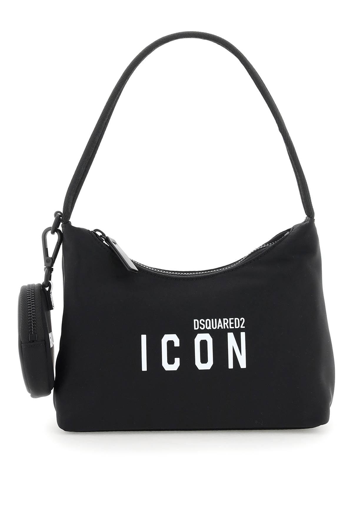 DSquared² \'icon\' Shoulder Bag in Black | Lyst