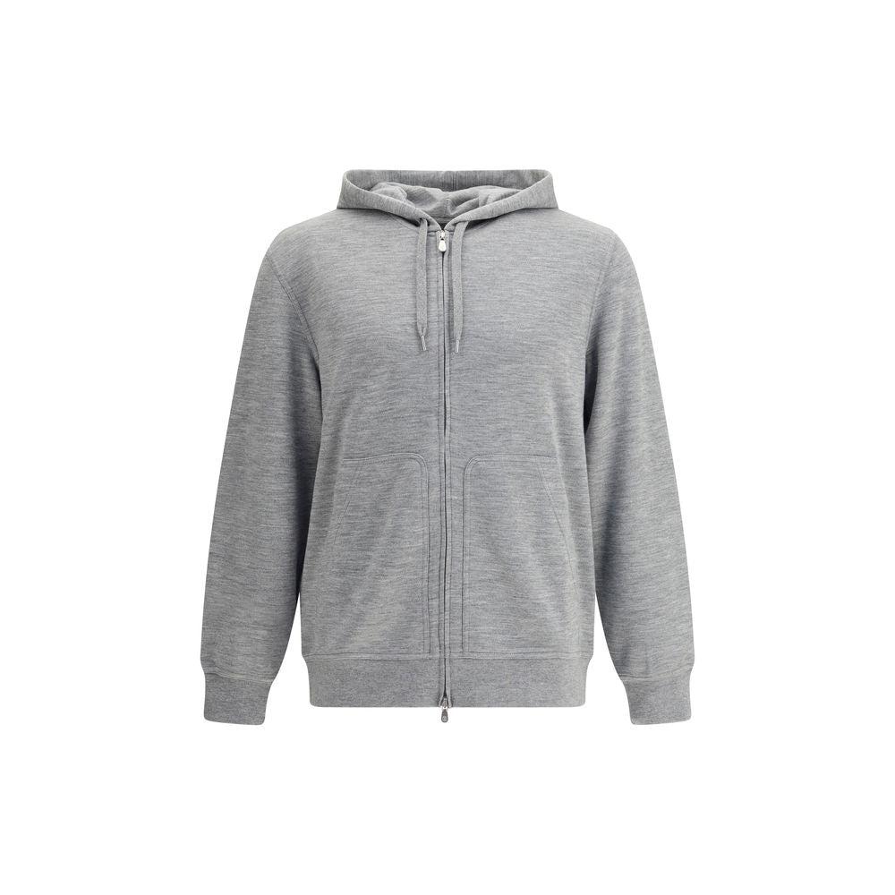 パーカー・フーディ Brunello Cucinelli Cardigan Sweatshirt Brunello Cucinelli Hoodie with drawstring hood and front