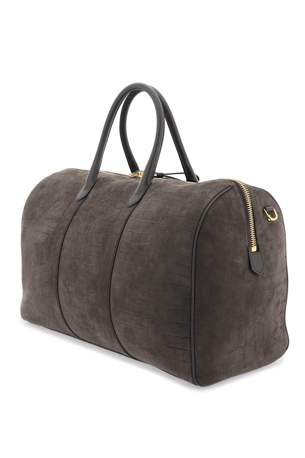 ボストンバッグ Tom Ford Duffle Bag TOM FORD Full-Grain Leather Duffle Bag for Men | MR PORTER