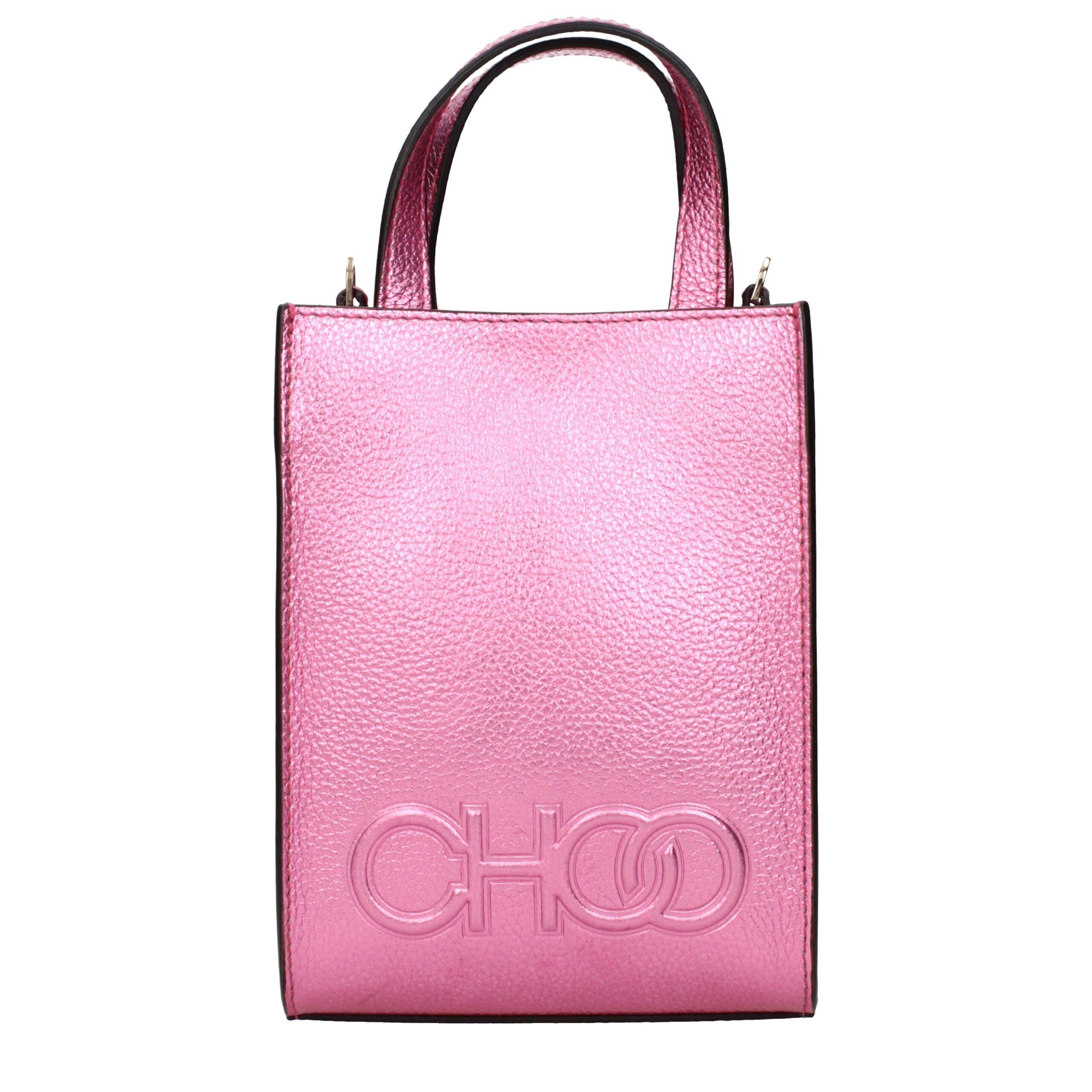 Jimmy Choo Handbags For Fuchsia/Peony Leather in Pink | Lyst