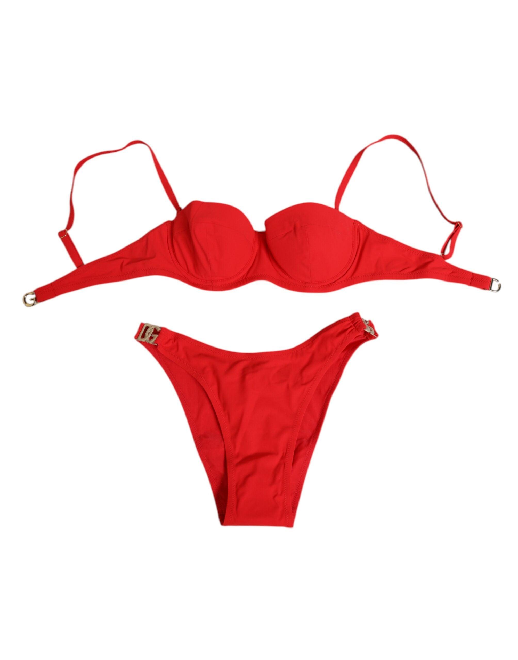 Dolce & Gabbana ビキニ XS Dolce & Gabbana rhinestone-embellished Crossover Bikini